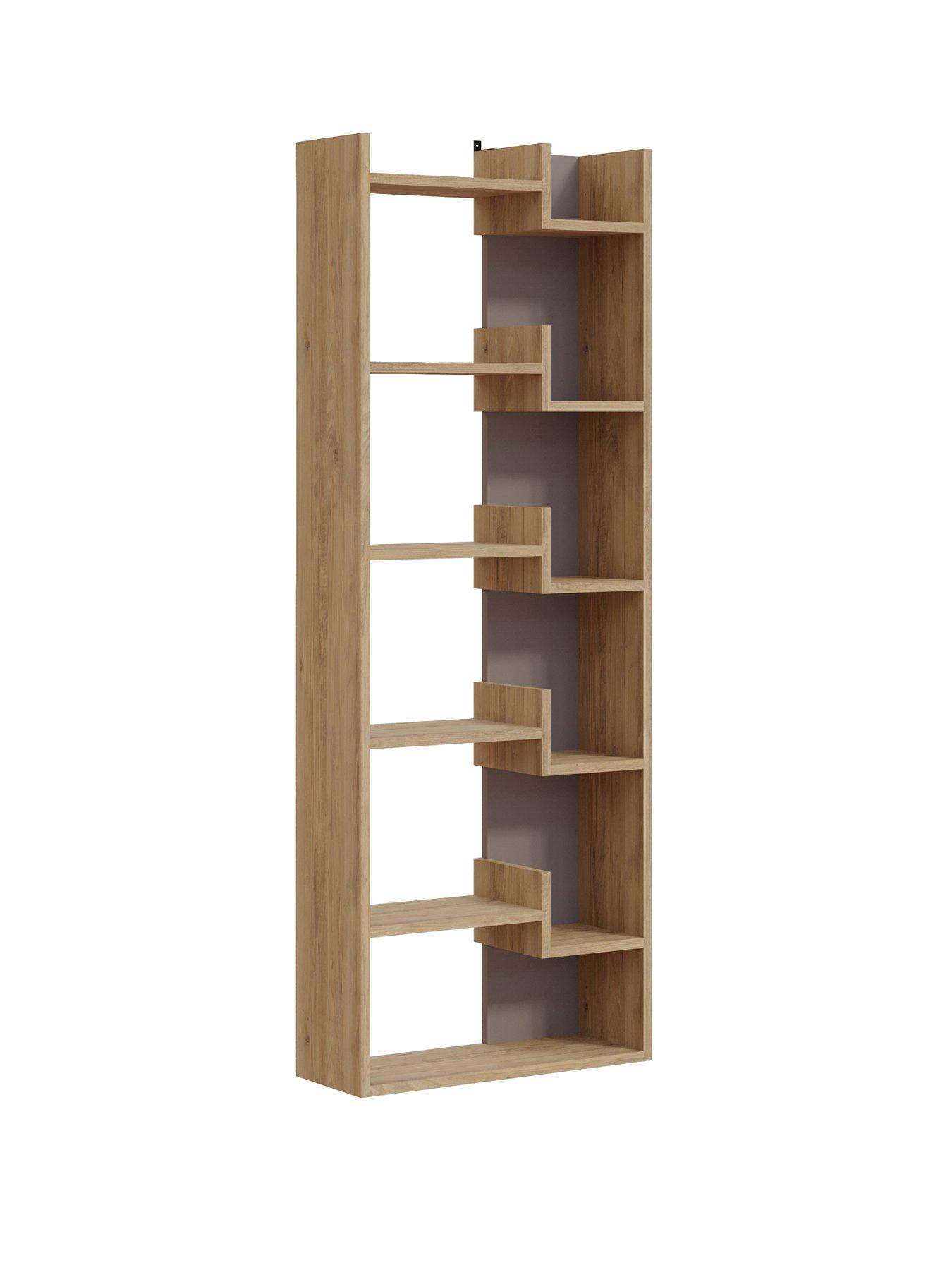  image of decortie-oppa-bookcase-oak-mocha
