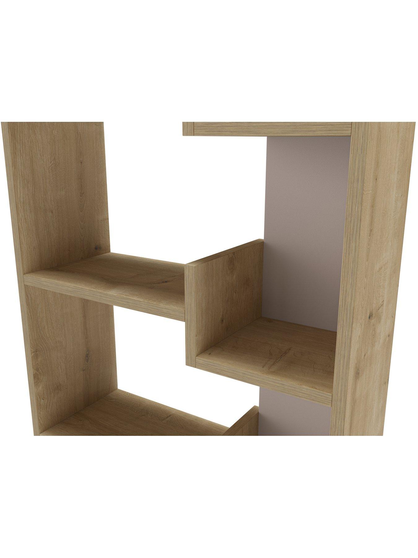  image of decortie-oppa-bookcase-oak-mocha