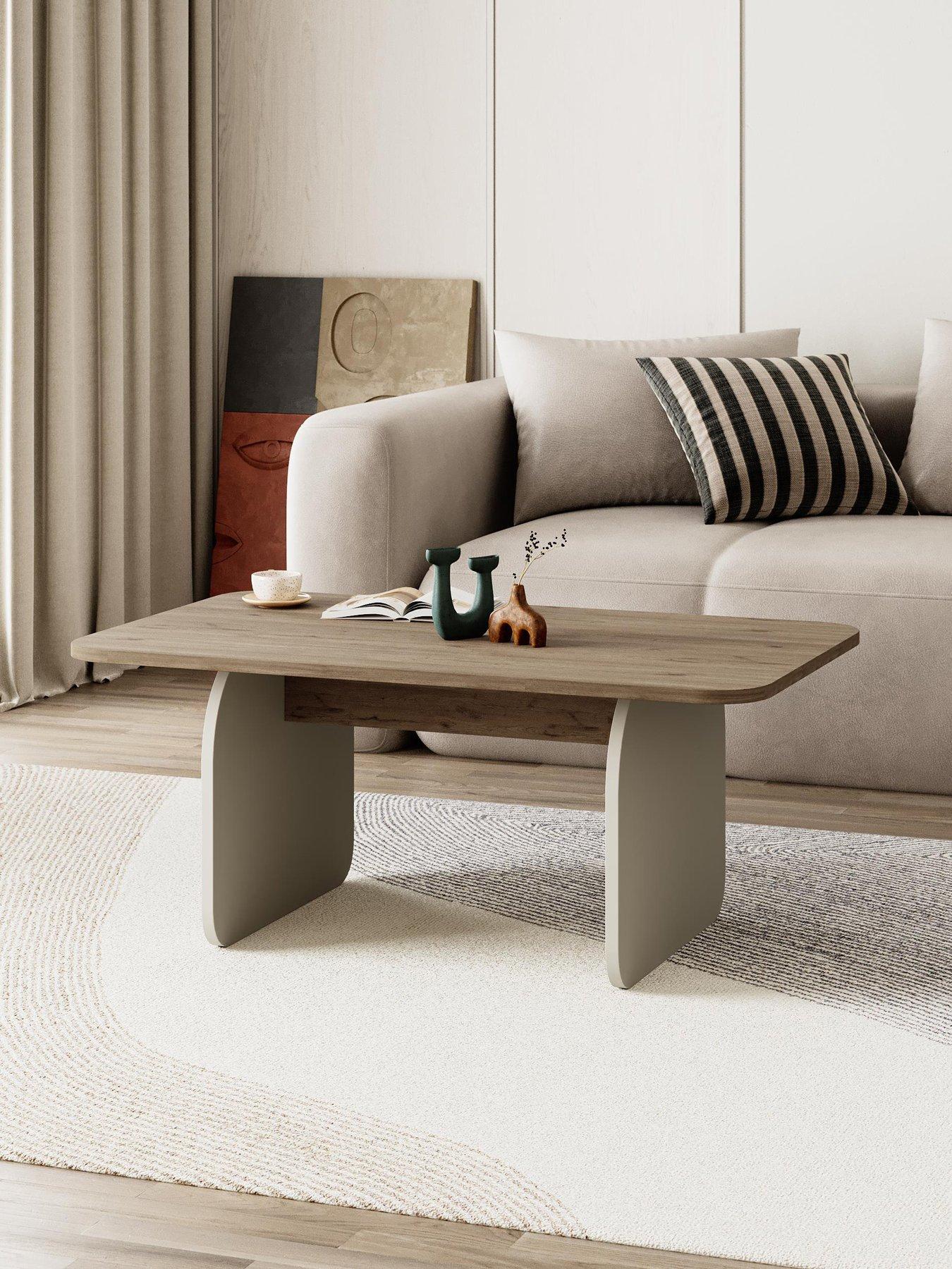 front image of decortie-pietra-coffee-table-sandstone