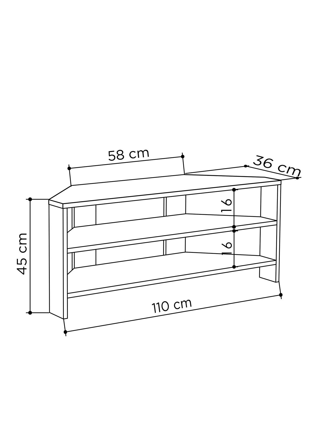  image of decortie-thales-corner-tv-stand-black