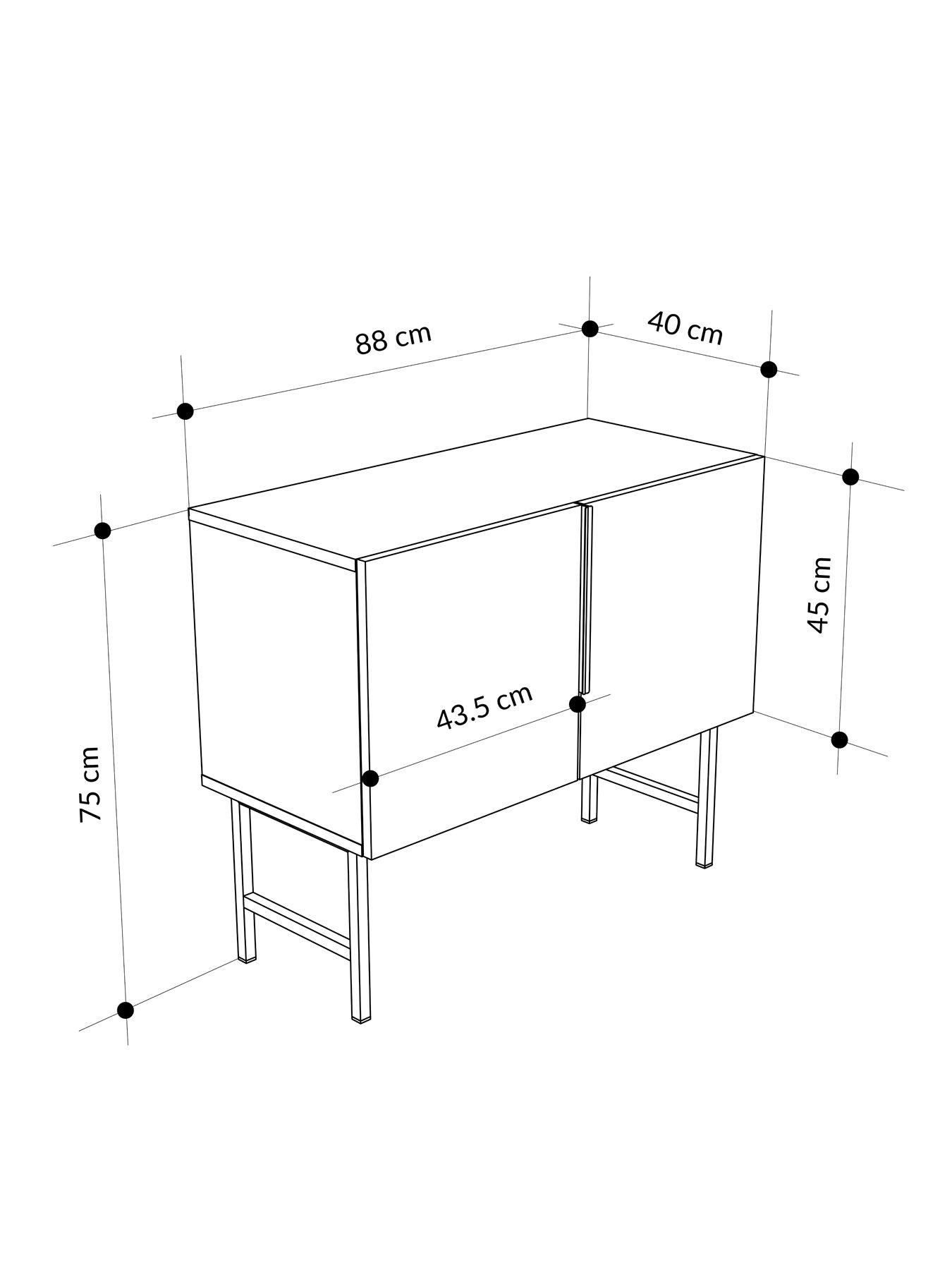  image of decortie-tona-sideboard-sandstone