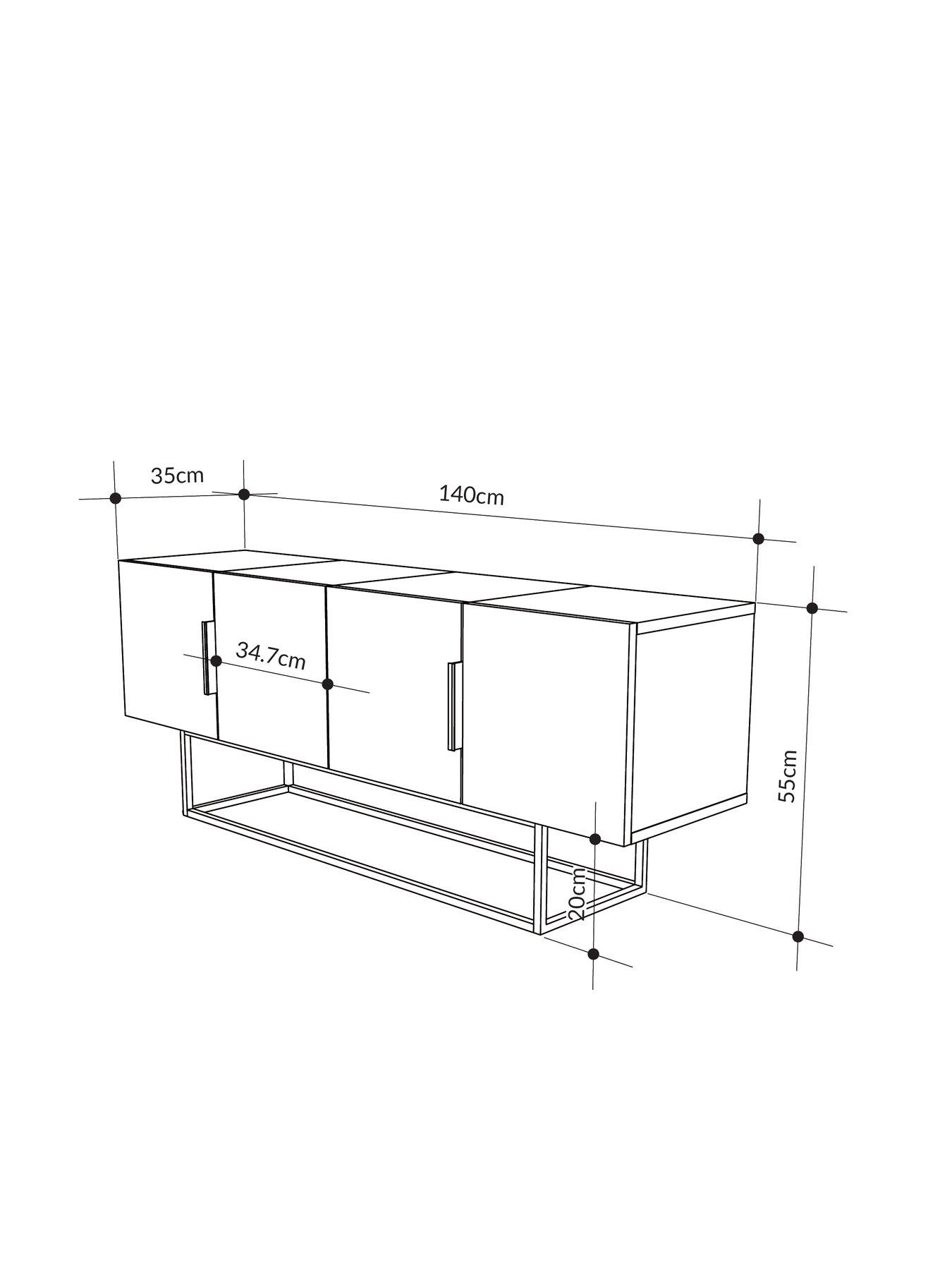 image of decortie-tontini-tv-stand-mocha