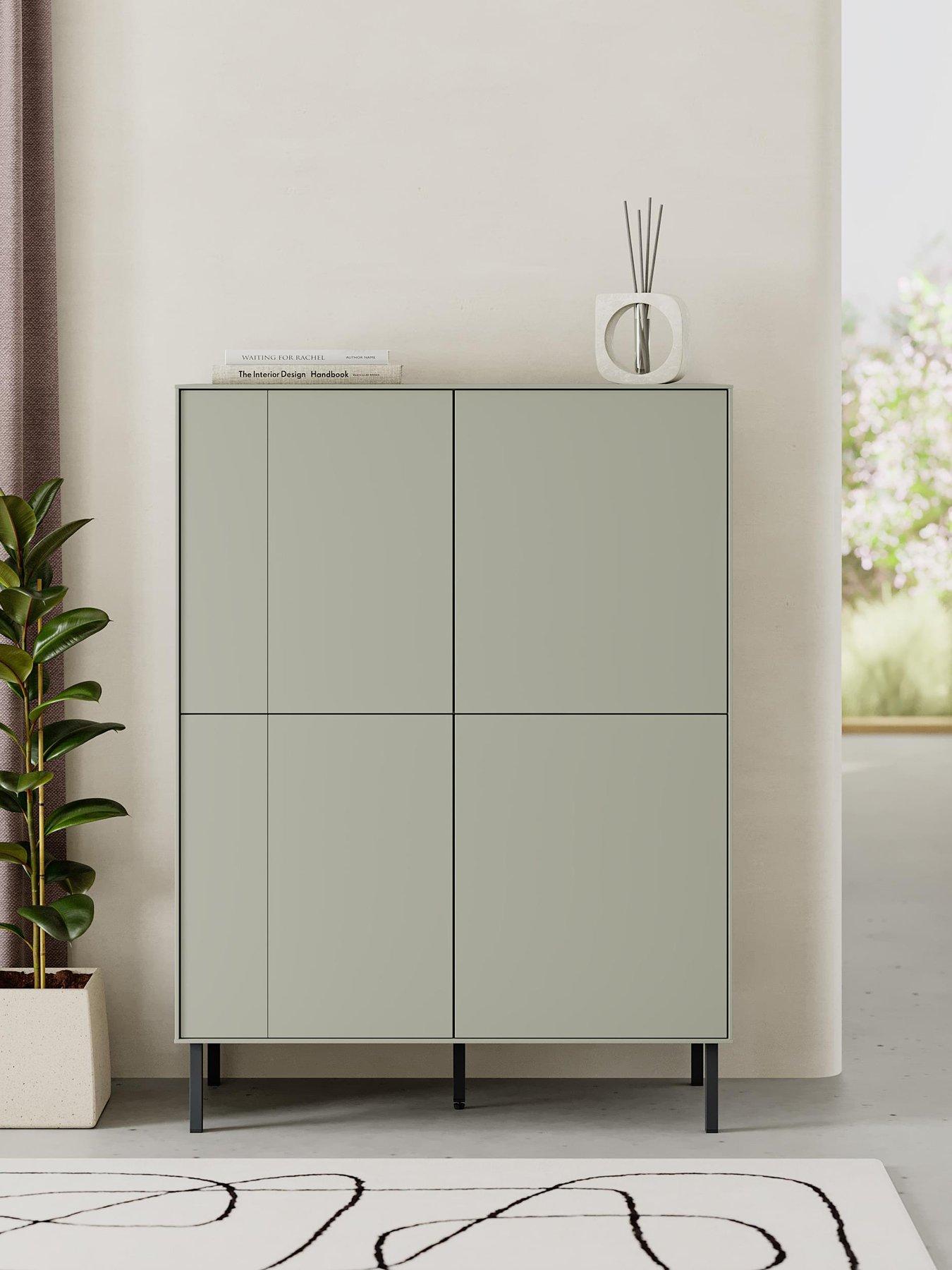  image of decortie-vena-cabinet-sideboard-green