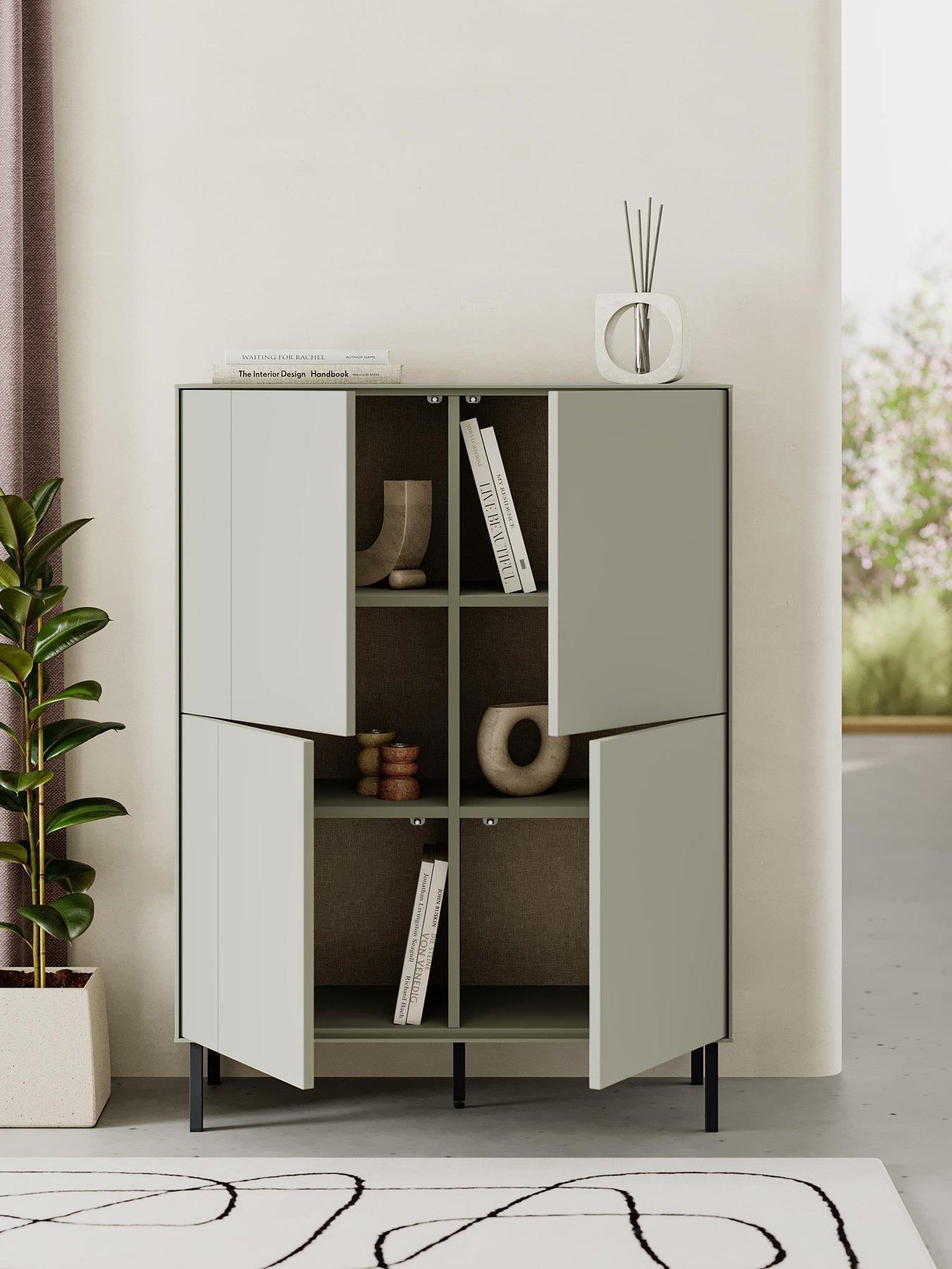  image of decortie-vena-cabinet-sideboard-green