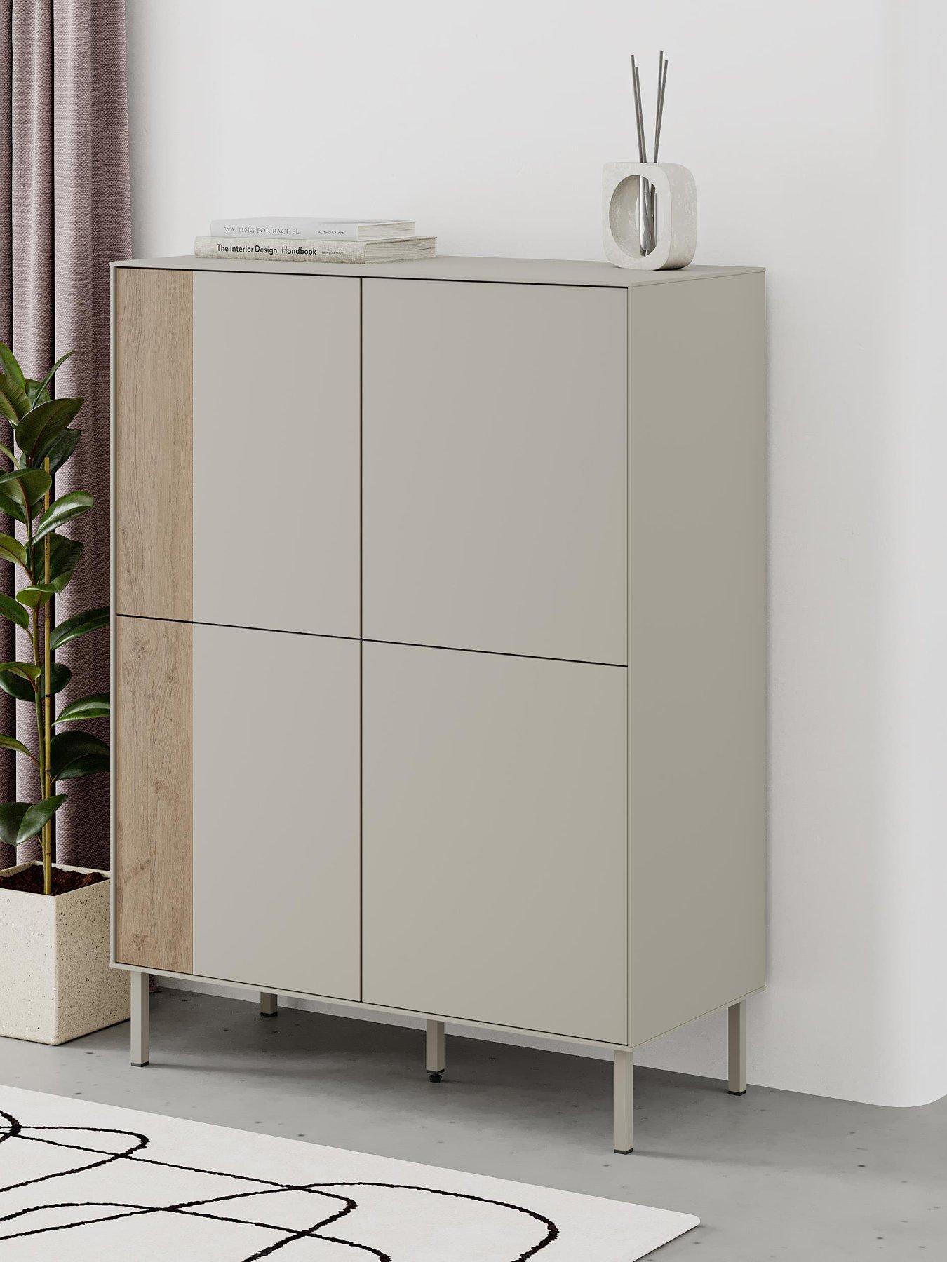  image of decortie-vena-cabinet-sideboard-sandstone