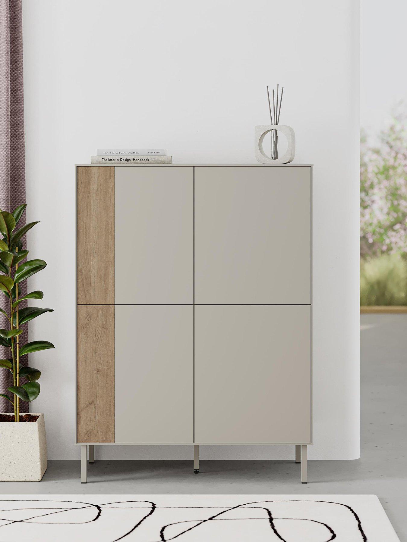  image of decortie-vena-cabinet-sideboard-sandstone