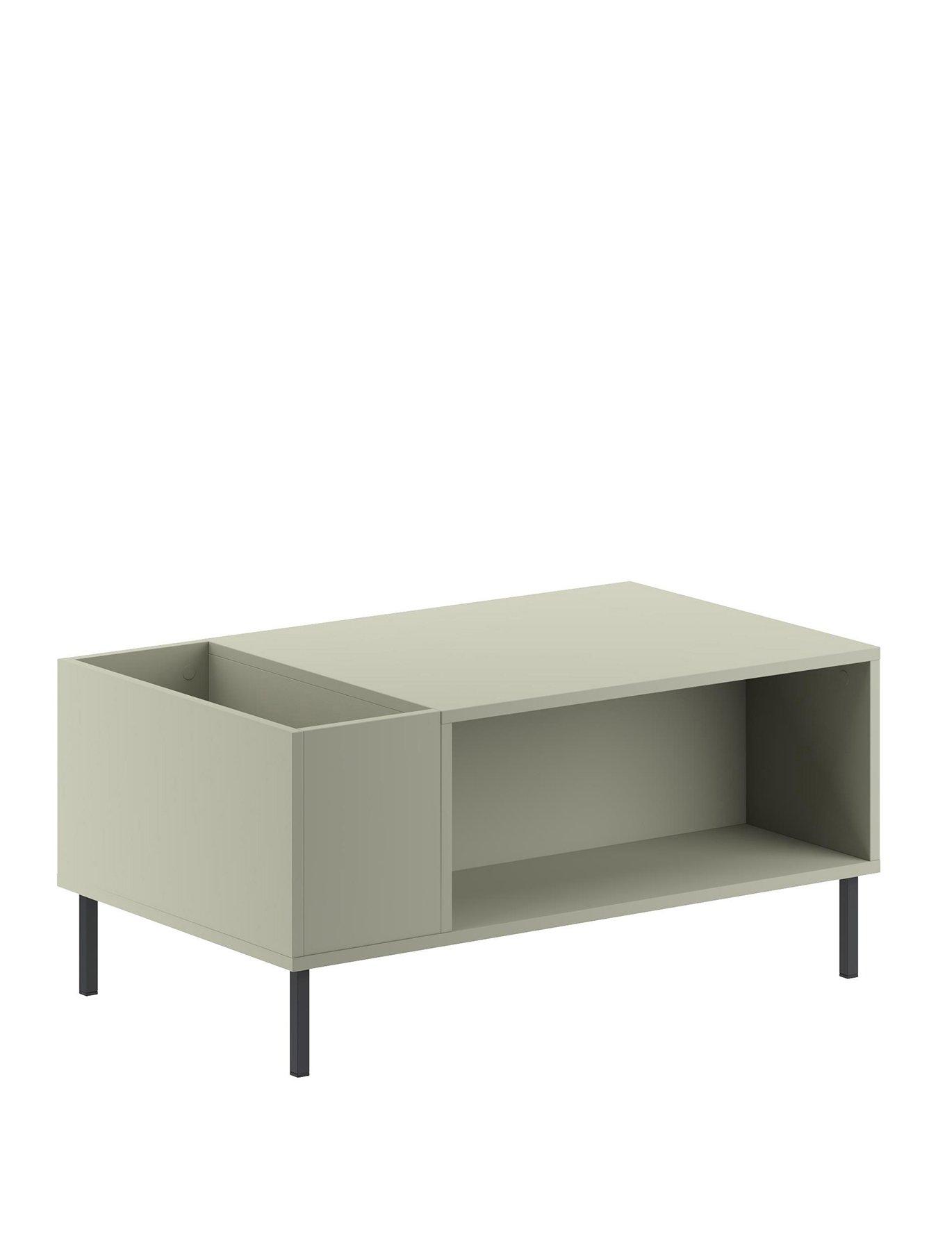  image of decortie-vena-coffee-table-green