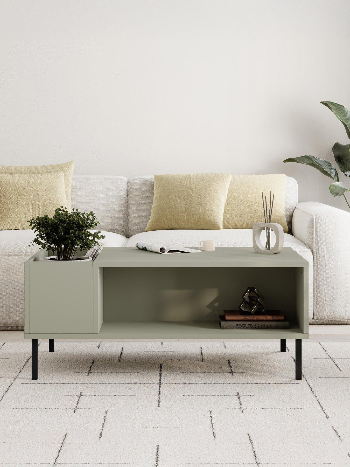  image of decortie-vena-coffee-table-green