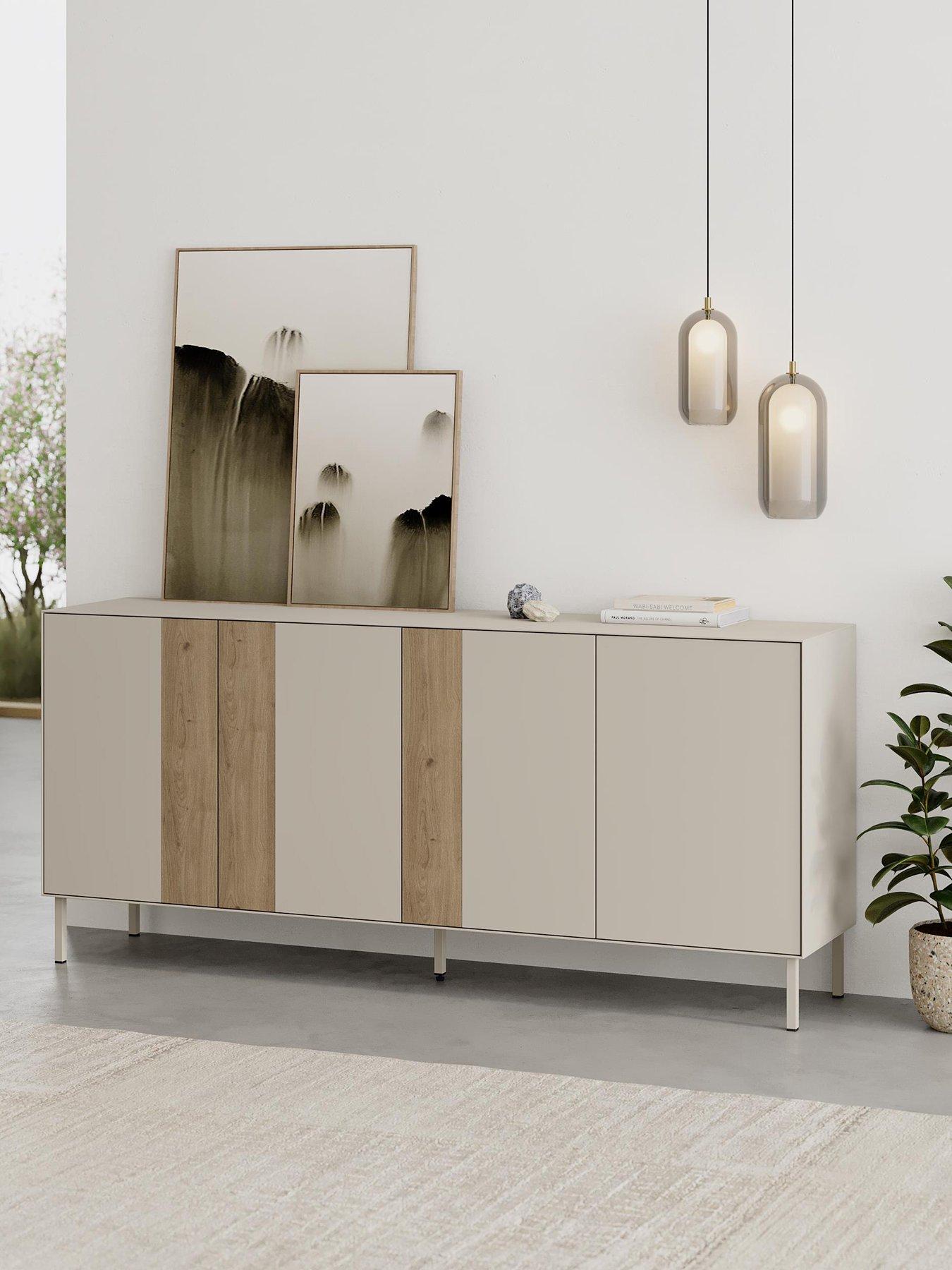 Image 1 of 7 of Decortie Vena Sideboard - Sandstone