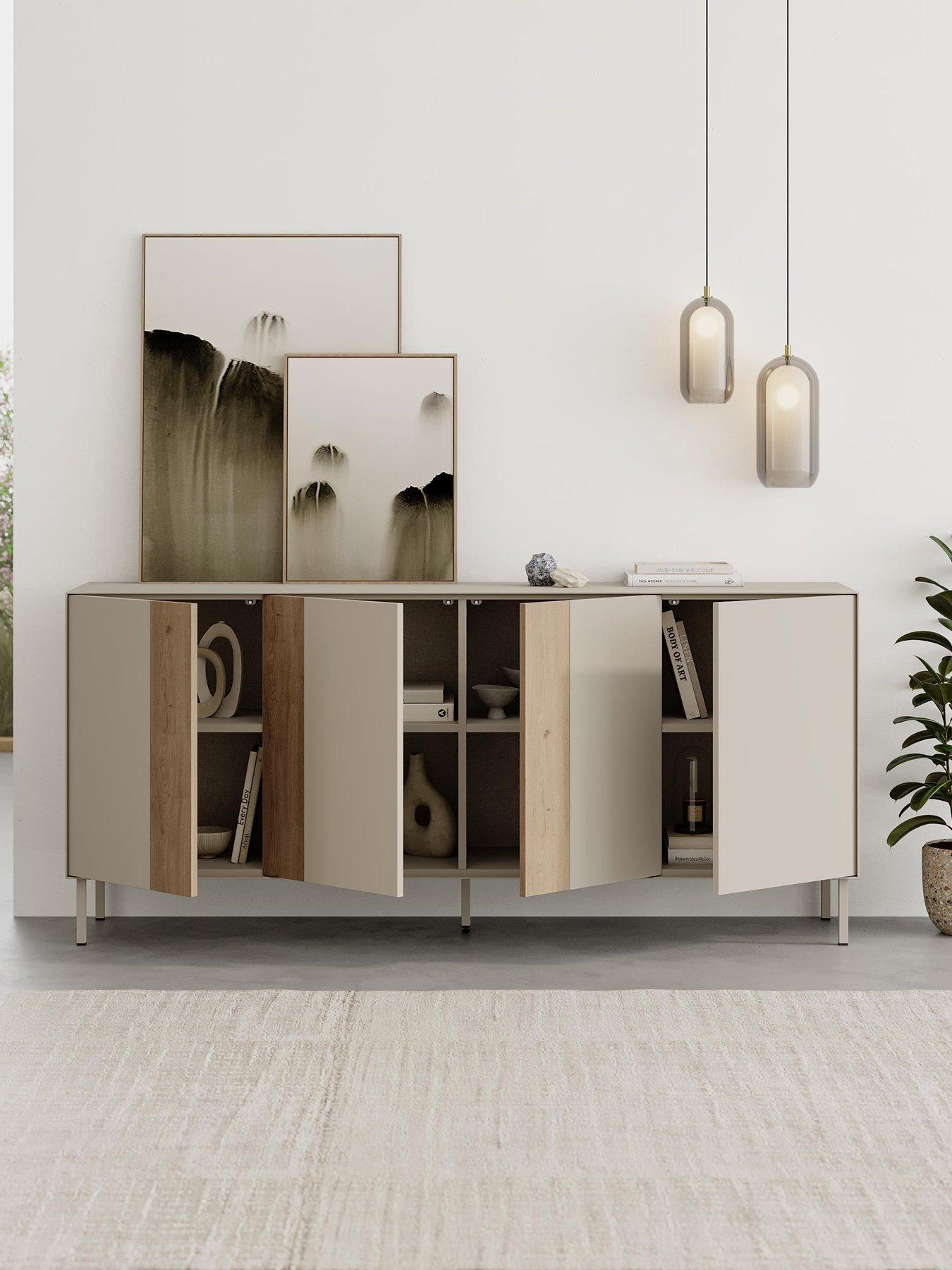 Image 4 of 7 of Decortie Vena Sideboard - Sandstone