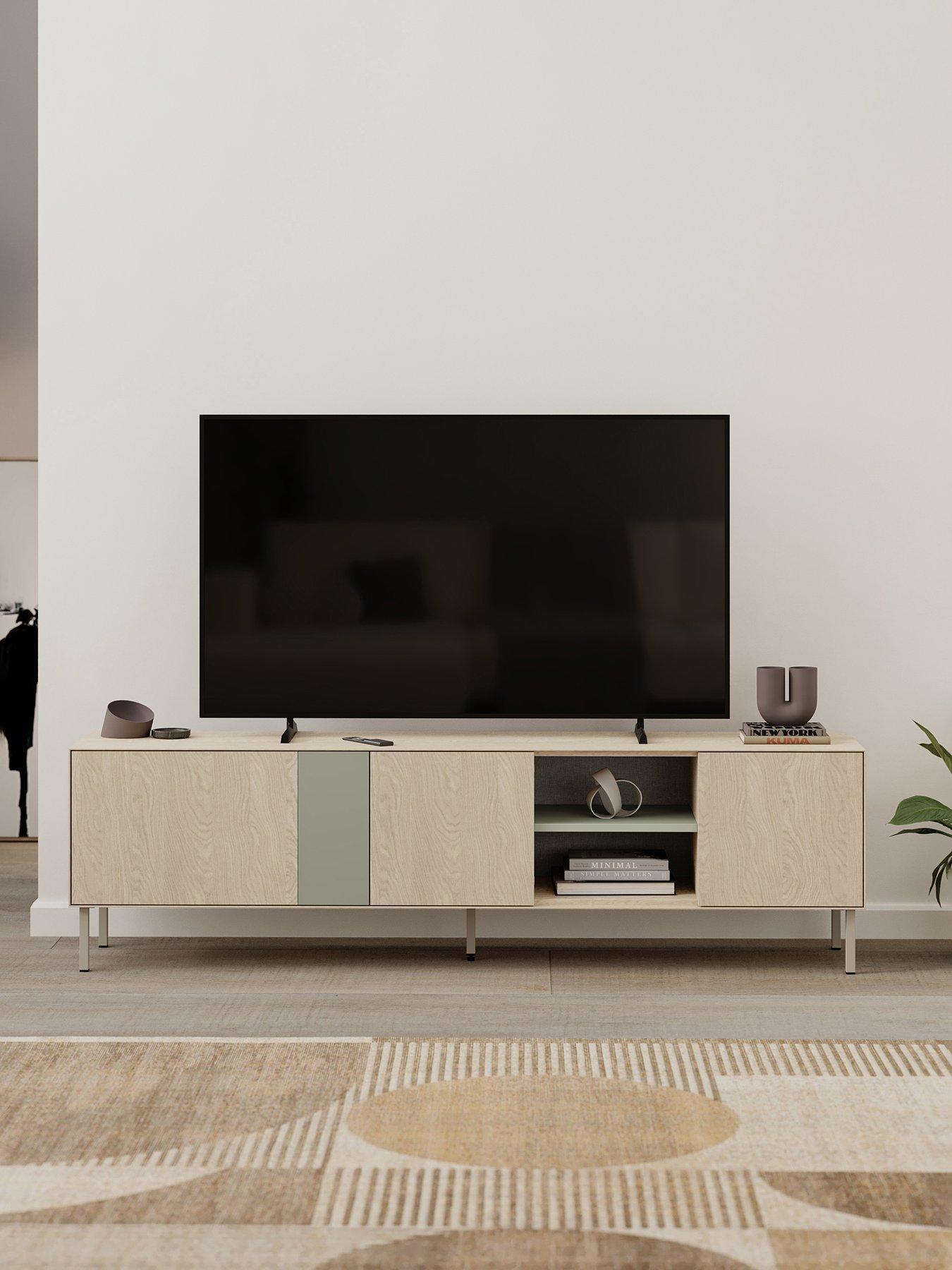  image of decortie-vena-tv-stand-green
