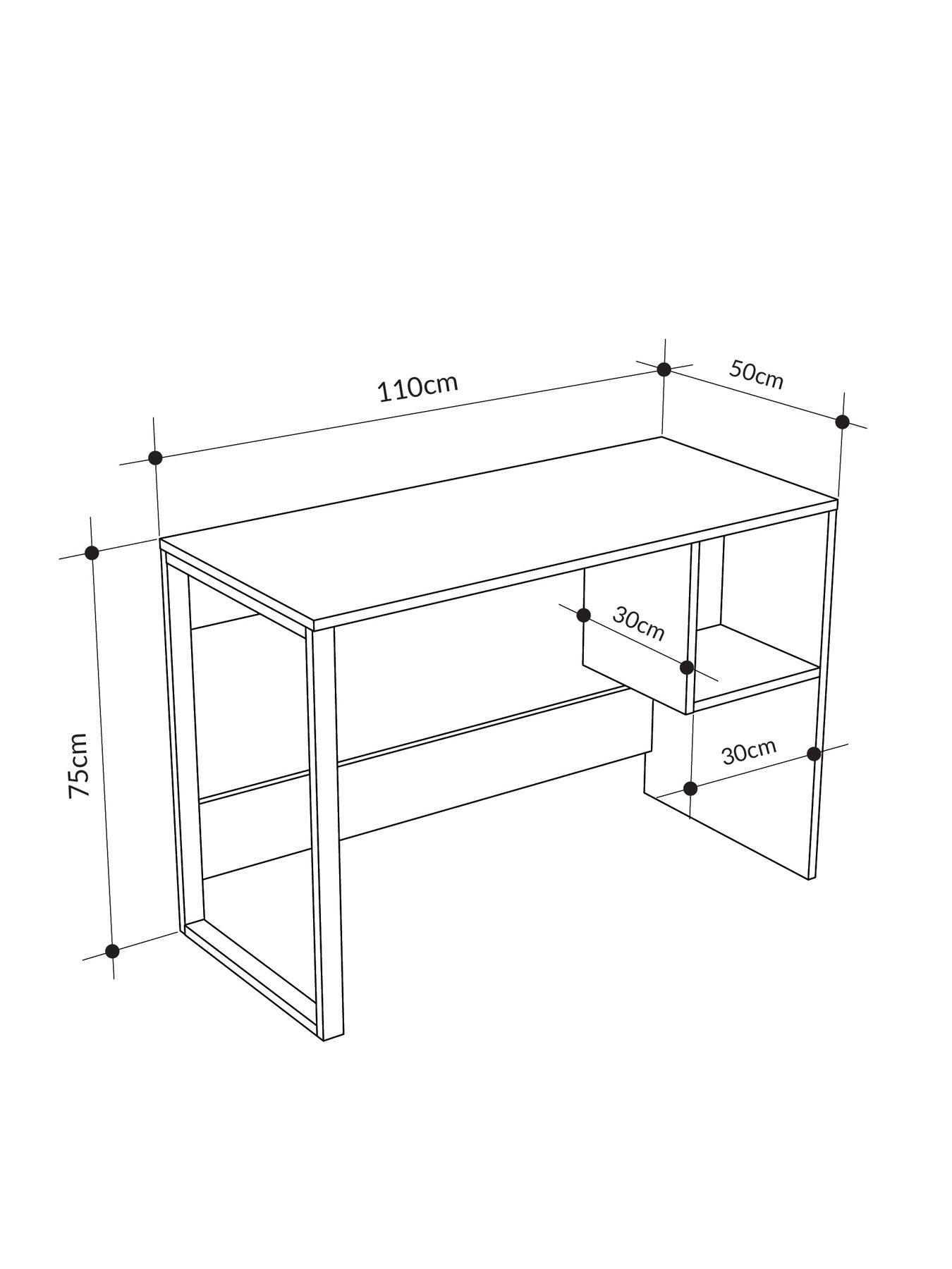  image of decortie-model-desk-black