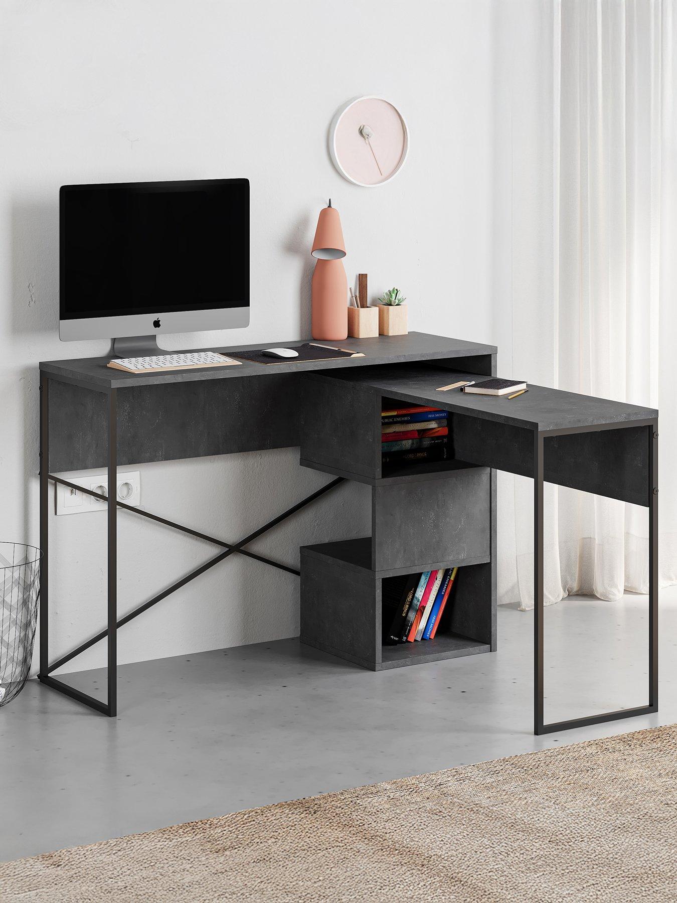 Decortie Badau Multi Purpose Desk - White