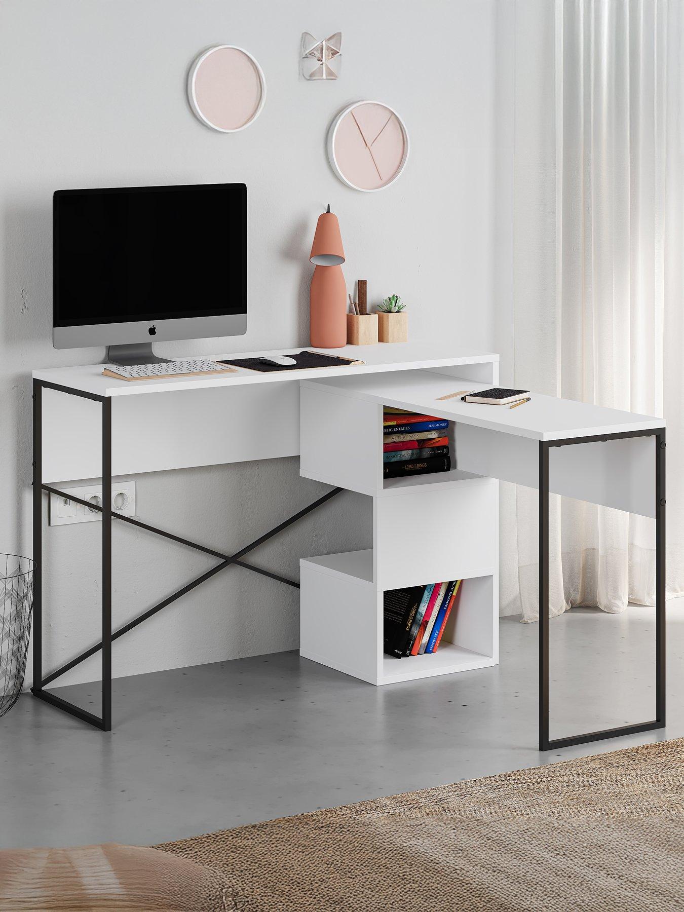 Decortie Badau Multi Purpose Desk - White