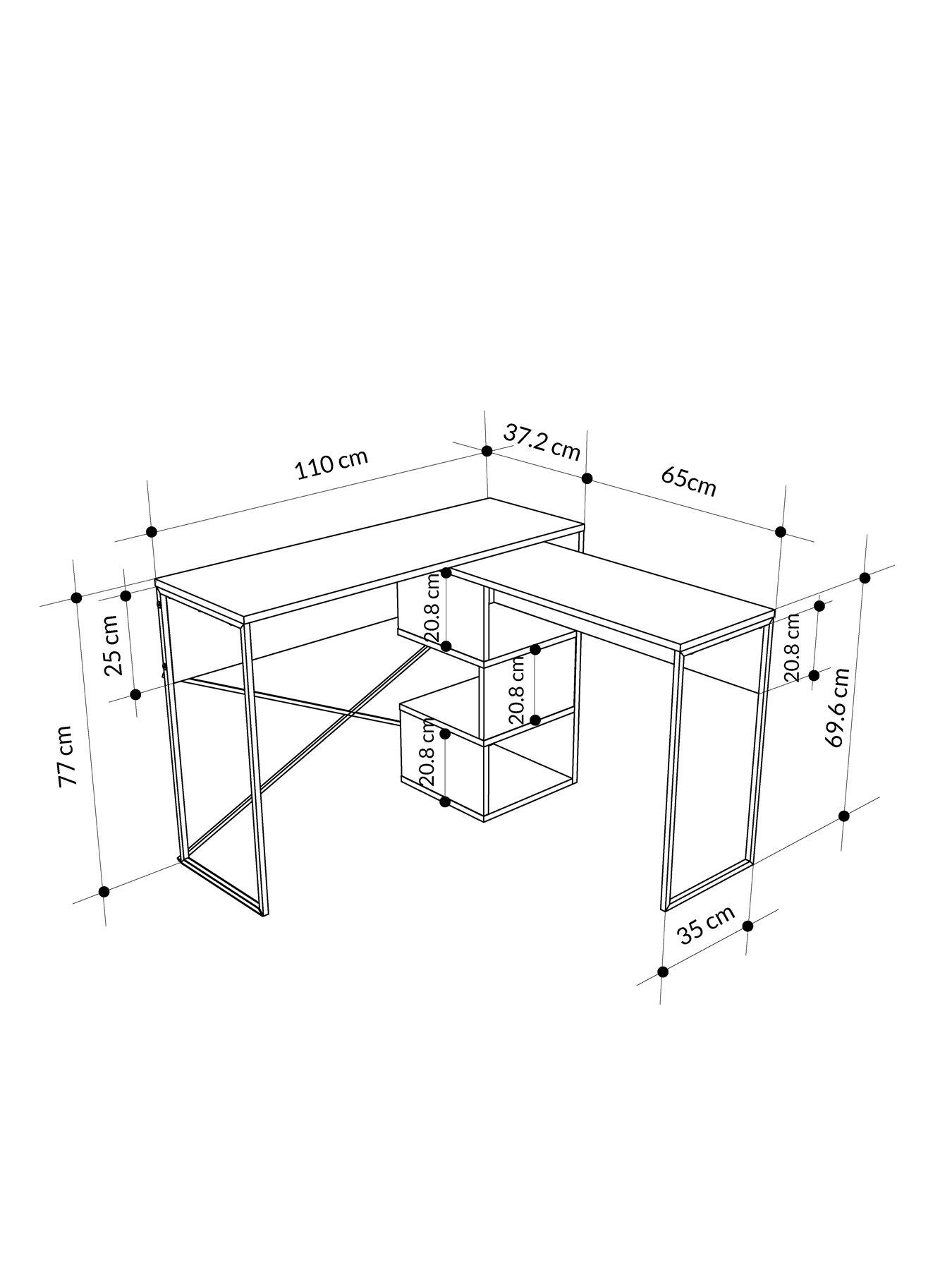 Image 6 of 7 of Decortie Badau Multi Purpose Desk