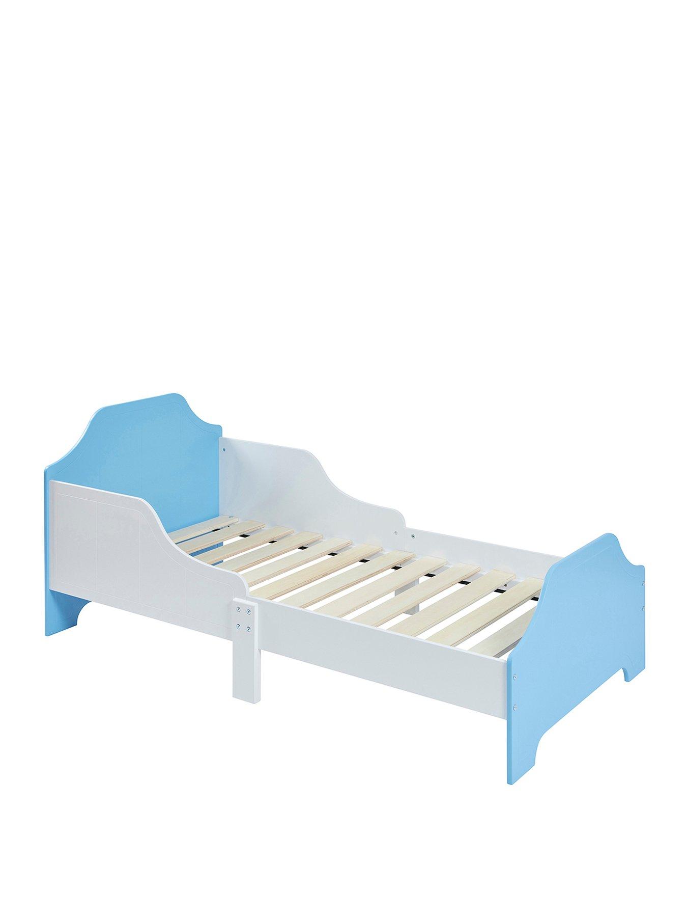 Image 2 of 7 of Liberty House Two Tone Toddler Bed - White &amp; Blue