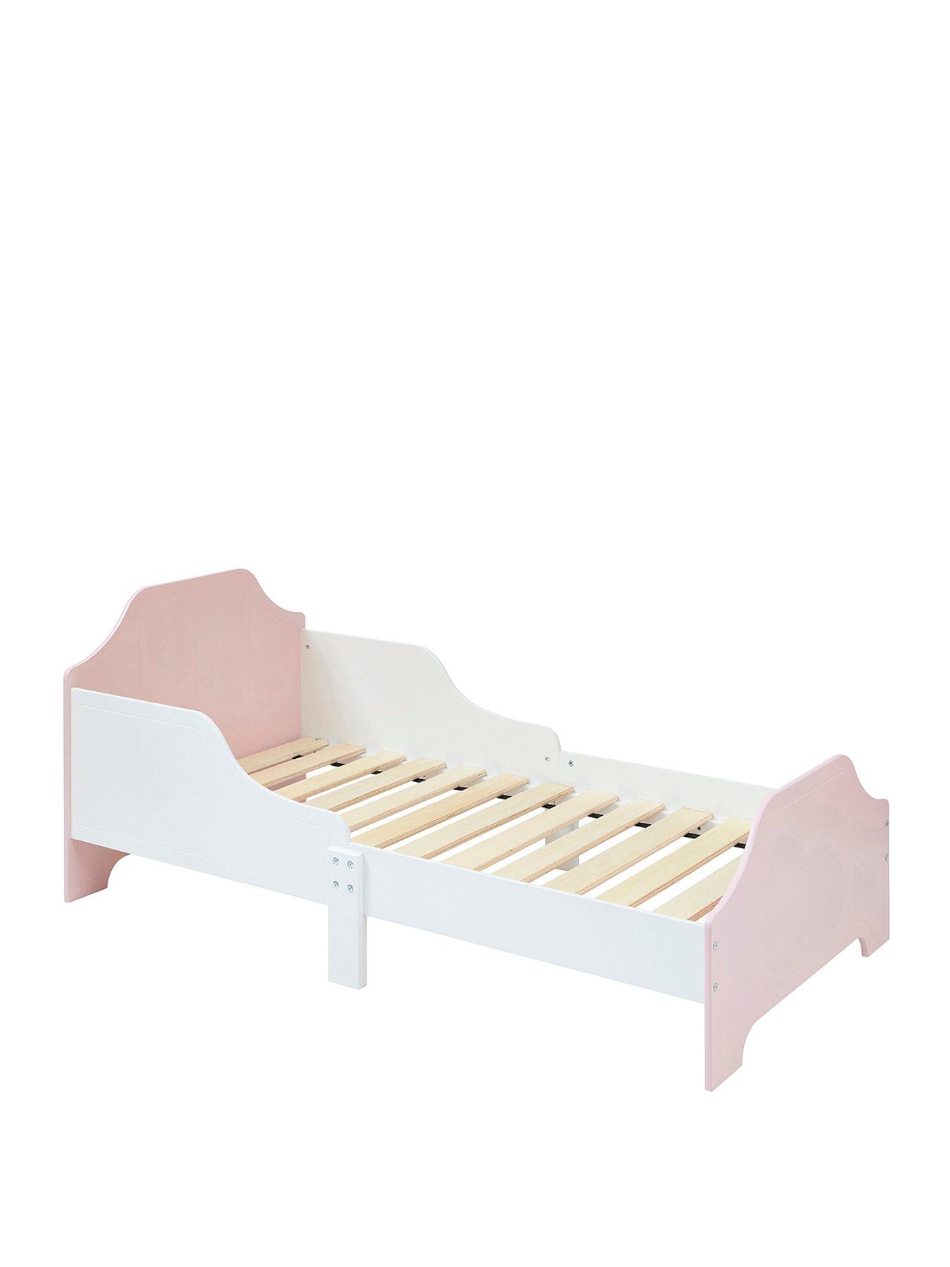 Image 2 of 7 of Liberty House Two Tone Toddler Bed - White &amp; Pink