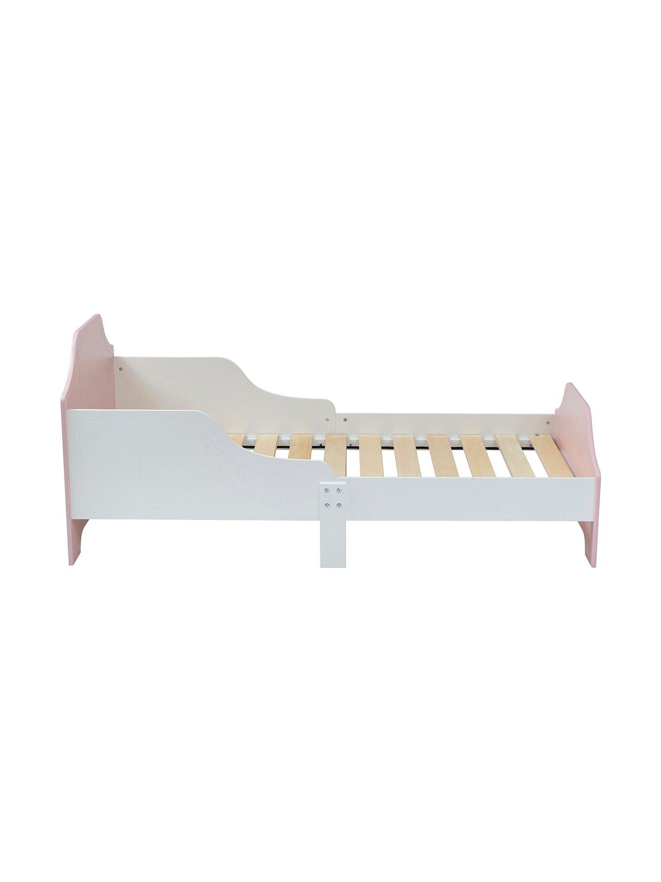 Image 4 of 7 of Liberty House Two Tone Toddler Bed - White &amp; Pink
