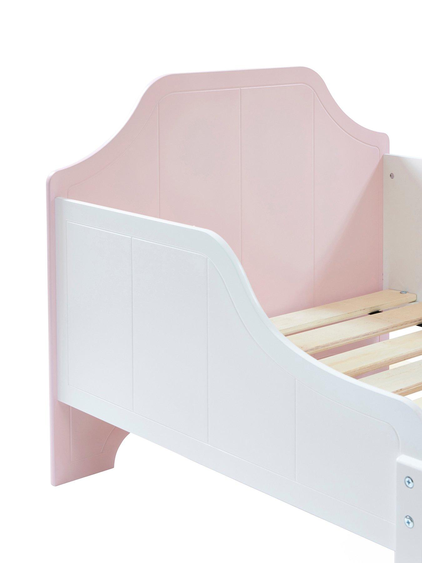 Image 5 of 7 of Liberty House Two Tone Toddler Bed - White &amp; Pink