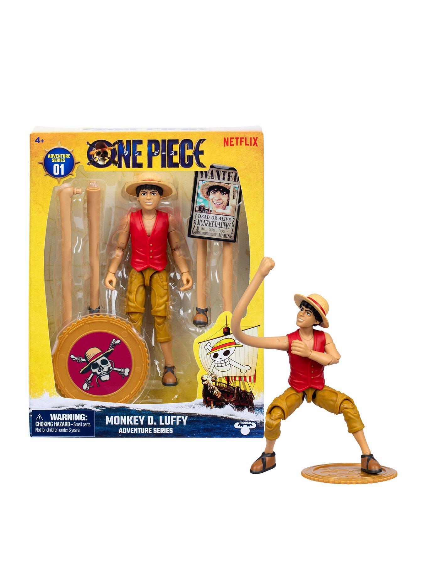 One Piece MONKEY D. LUFFY ACTION FIGURE WITH 6 ACCESSORIES