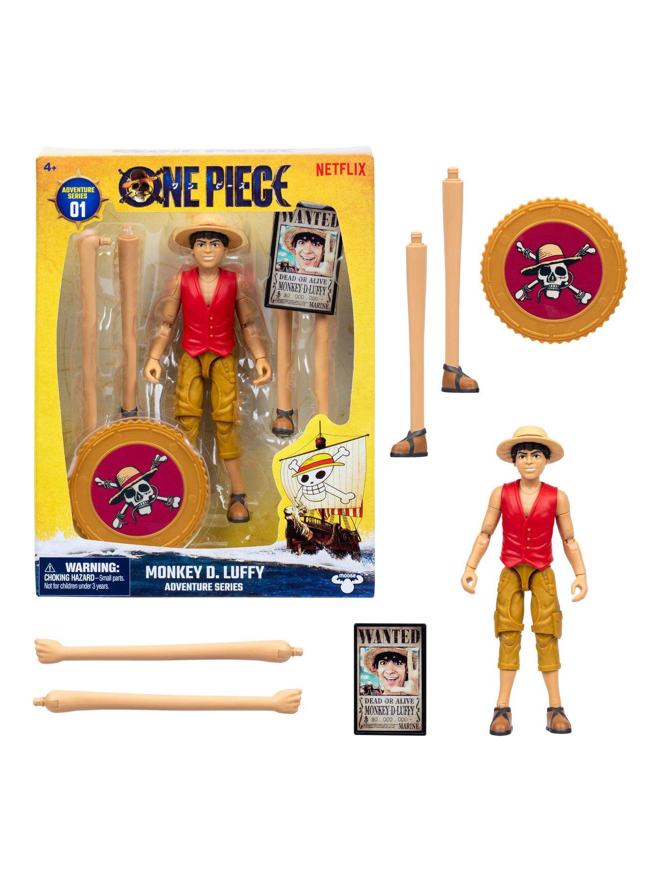  image of one-piece-monkey-d-luffy-action-figure-with-6-accessories
