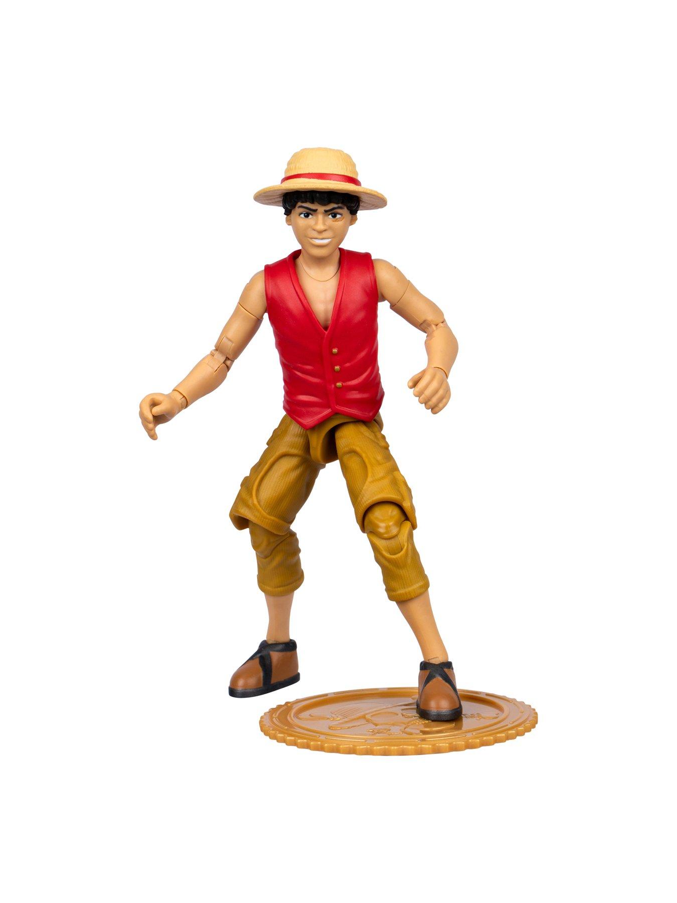  image of one-piece-monkey-d-luffy-action-figure-with-6-accessories