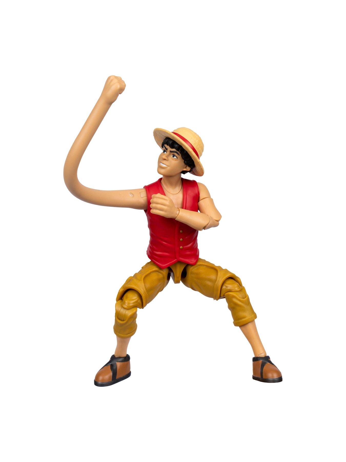  image of one-piece-monkey-d-luffy-action-figure-with-6-accessories