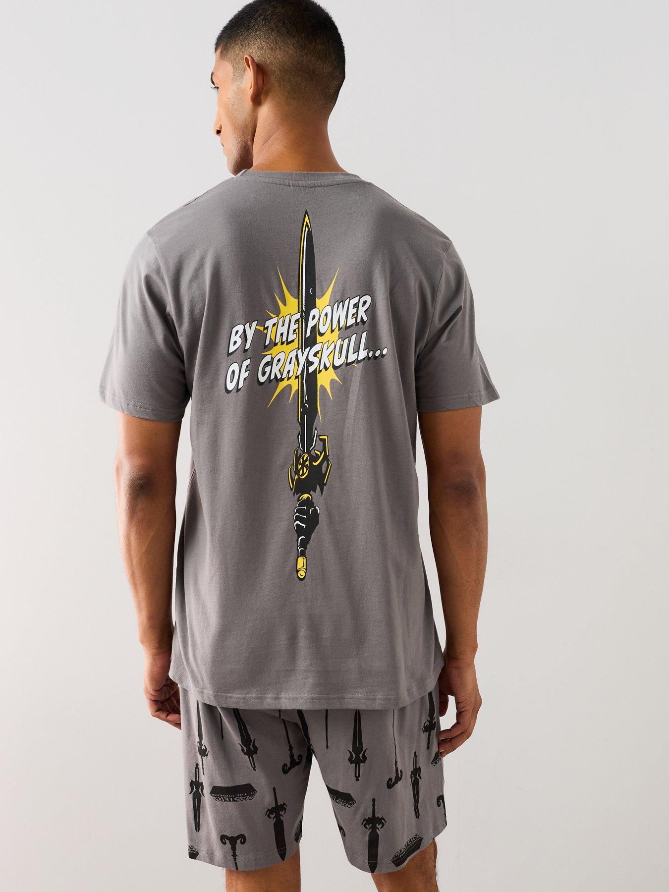 Image 2 of 6 of The Very Collection Master Of Universe Short Pyjama Set - Grey