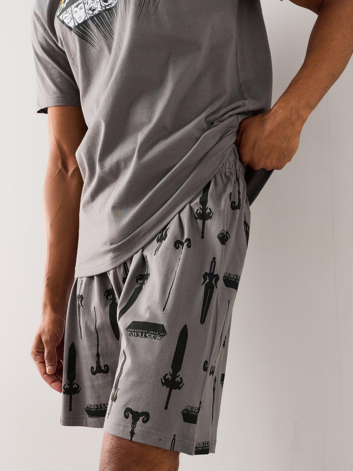 Image 4 of 6 of The Very Collection Master Of Universe Short Pyjama Set - Grey