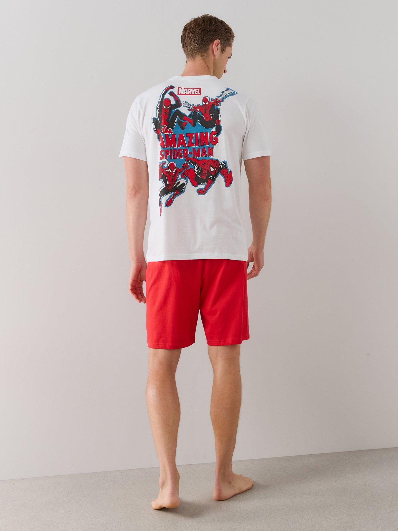 The Very Collection Spiderman Short Pyjama Set - Red