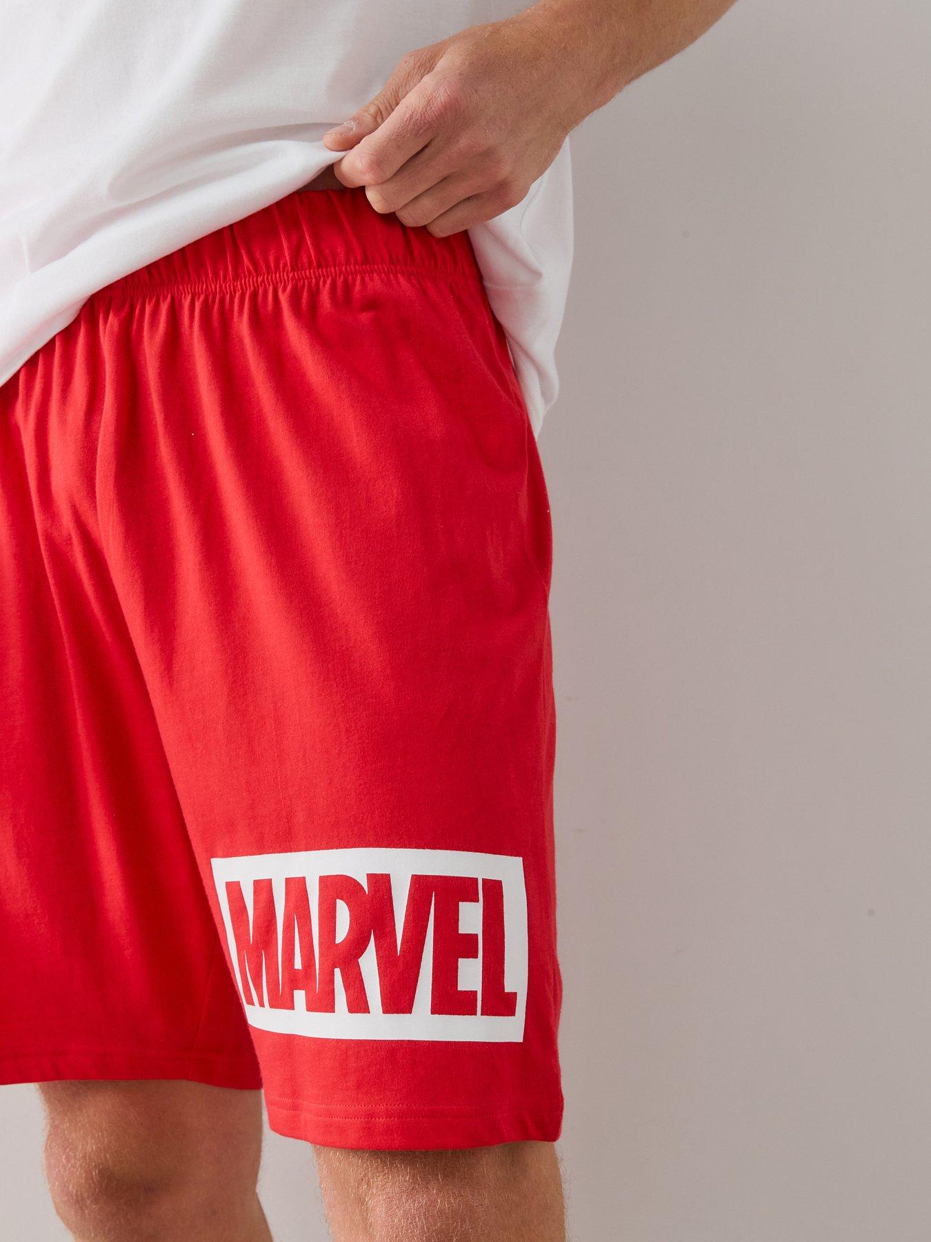 Image 4 of 7 of The Very Collection Spiderman Short Pyjama Set - Red