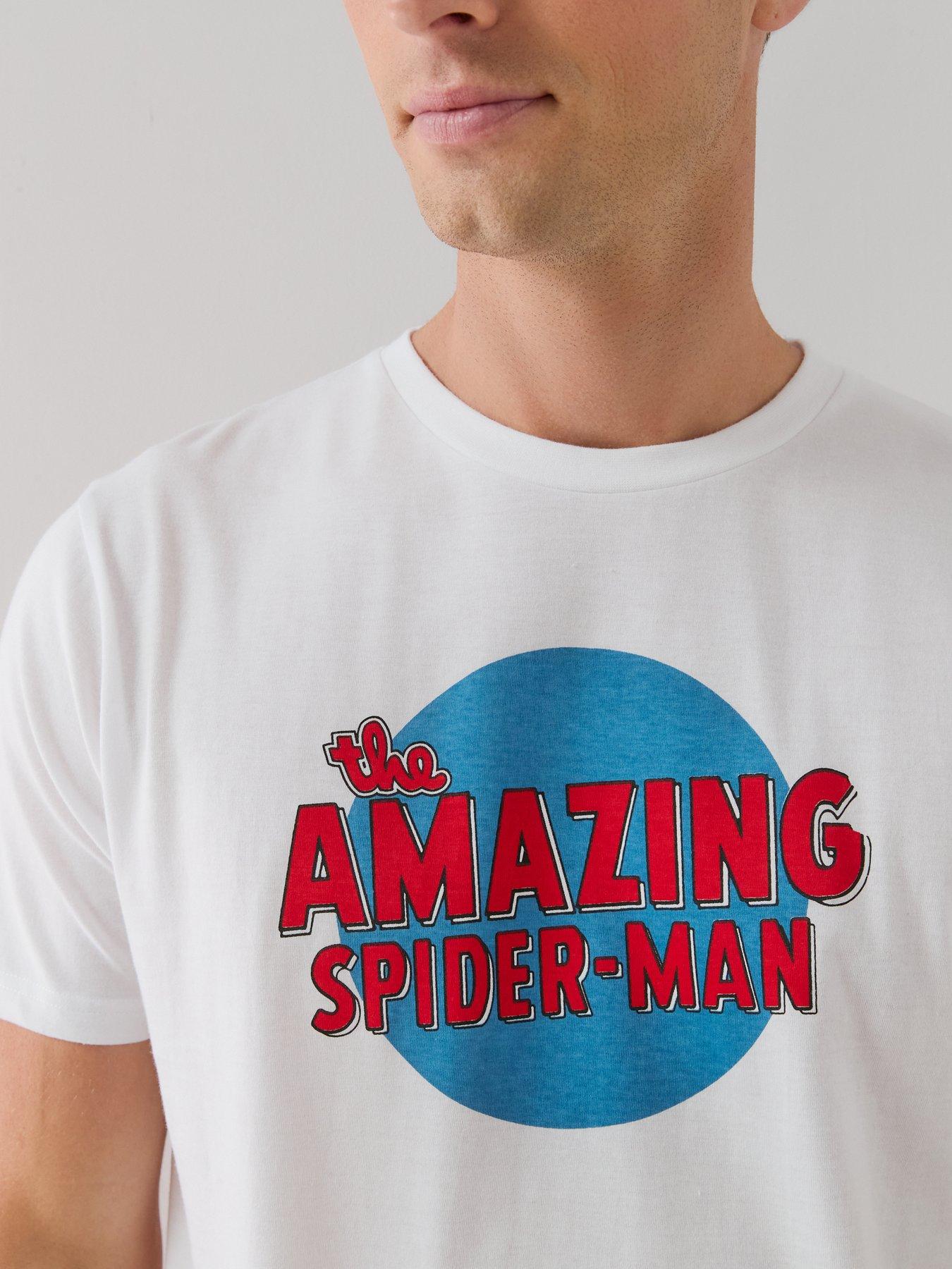 Image 5 of 7 of The Very Collection Spiderman Short Pyjama Set - Red