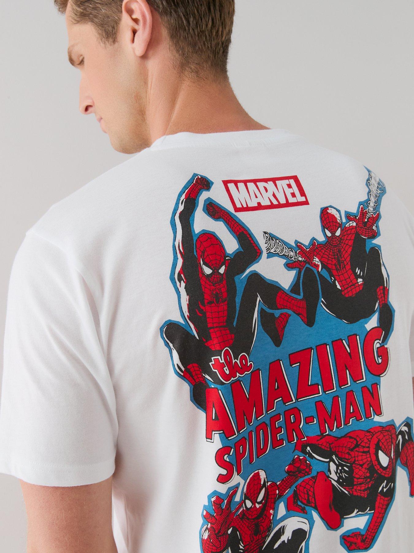 Image 6 of 7 of The Very Collection Spiderman Short Pyjama Set - Red