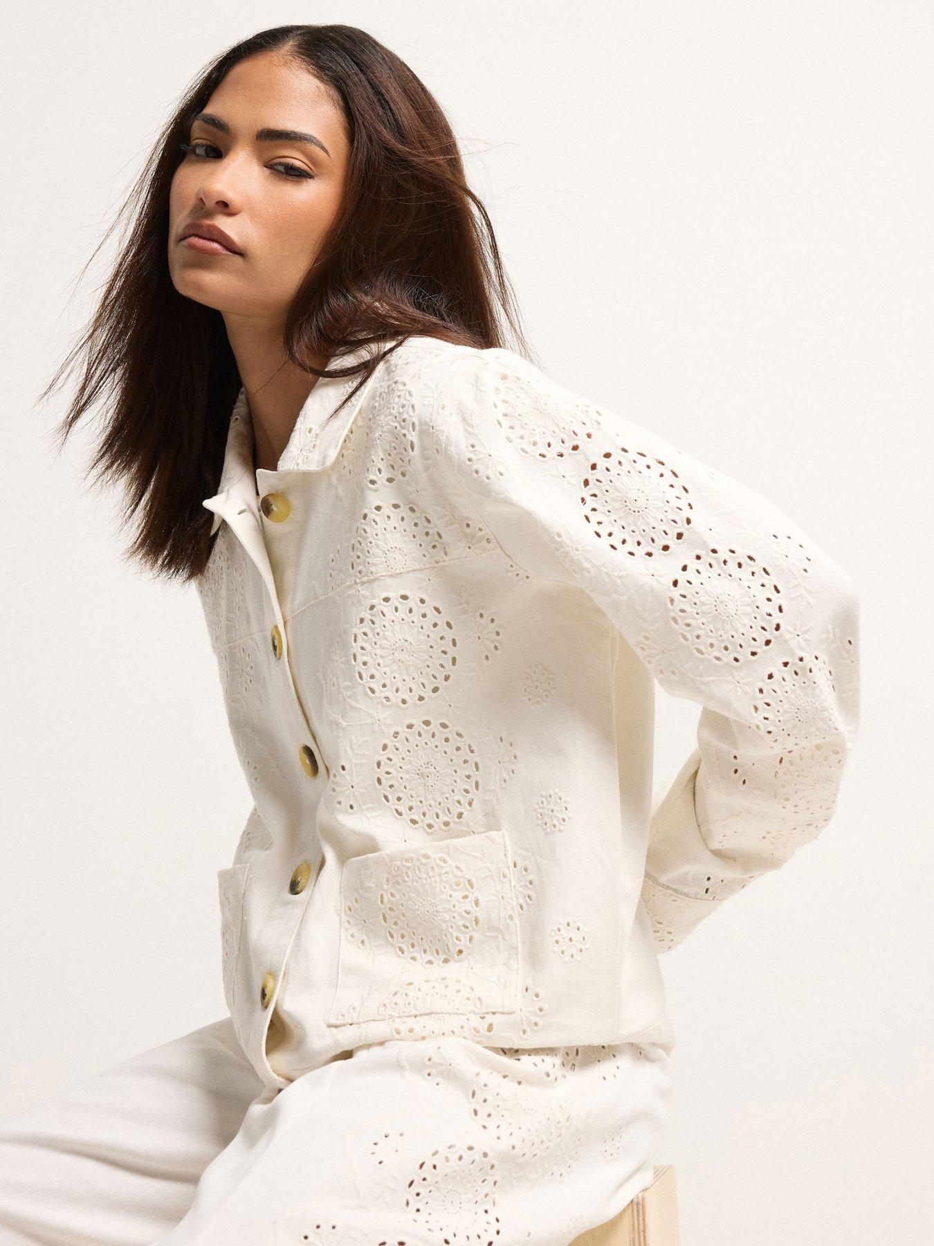 front image of pixiegirl-petite-broderie-boxy-jacket-white