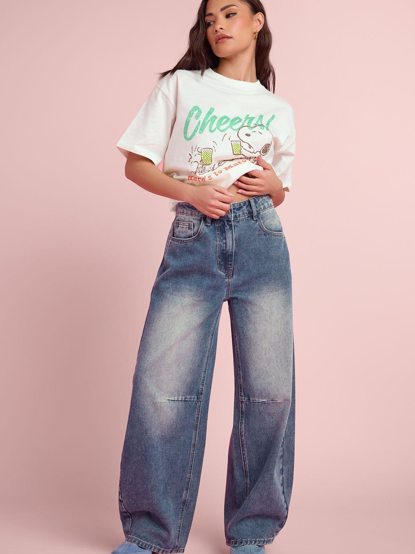 PixieGirl Petite Balloon Jeans - Blue