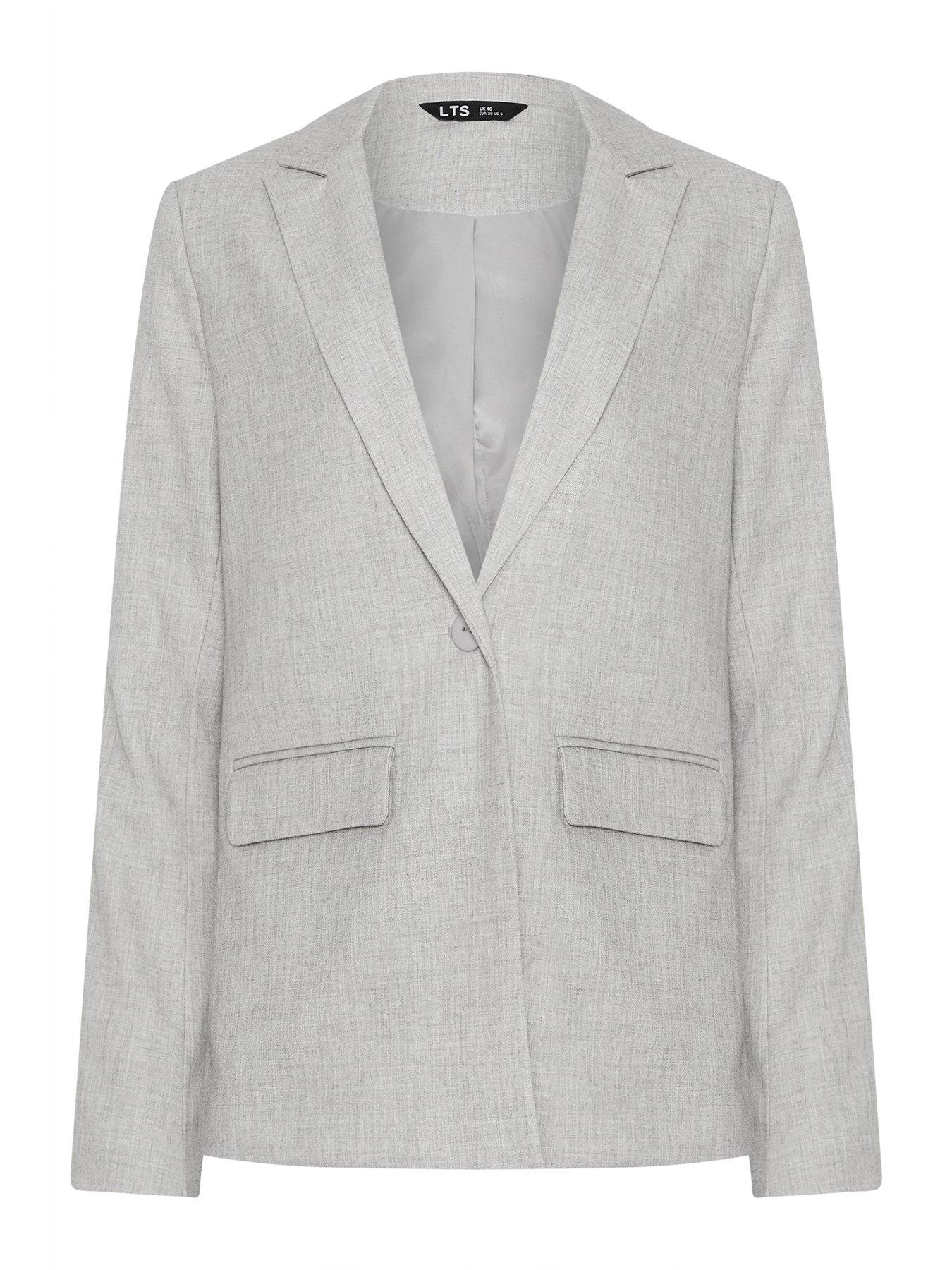 Image 5 of 5 of Long Tall Sally Tailored Blazer - Grey
