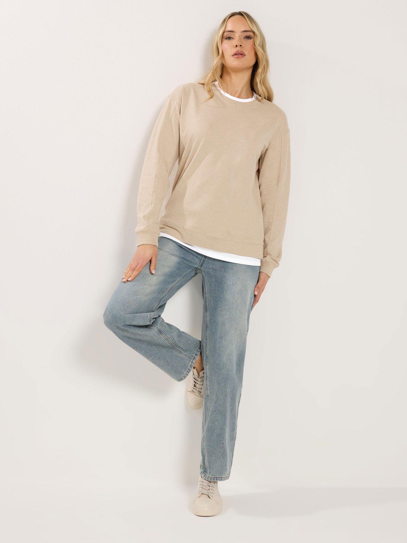 Image 3 of 5 of Long Tall Sally Faux Layer Top - Cream