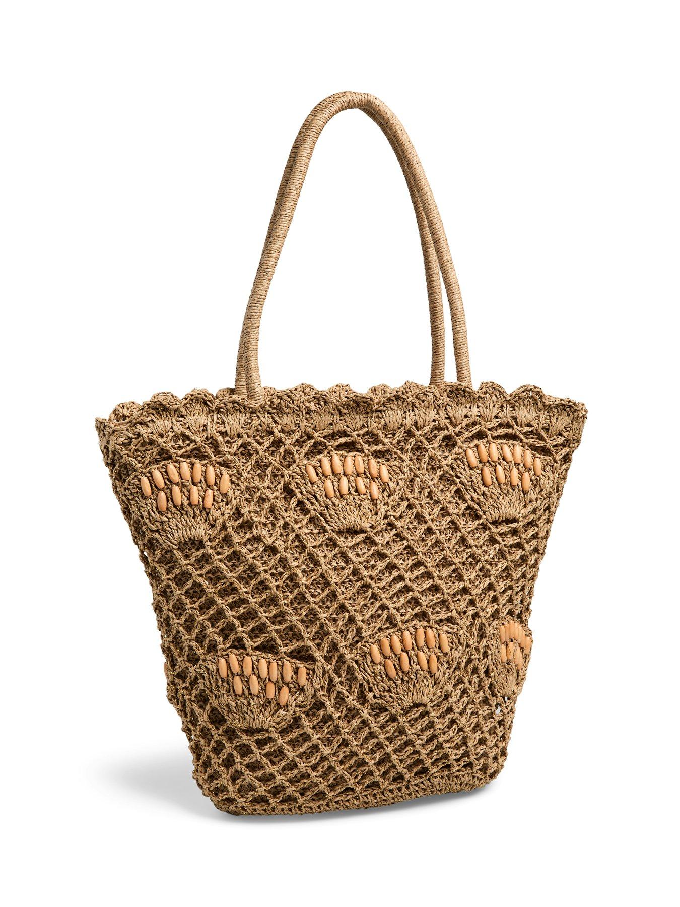 Image 2 of 2 of PIECES Pckalanja Shopper Bag - Beige