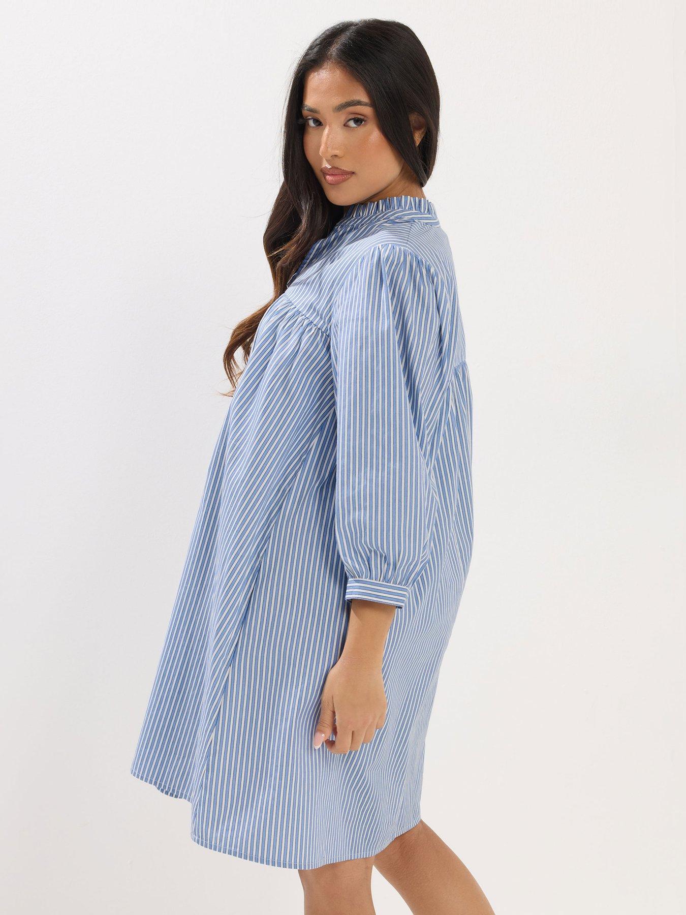  image of pixiegirl-petite-stripe-smock-dress