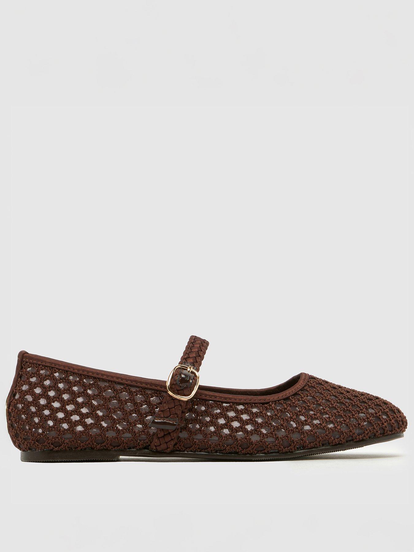 Schuh Junior Loveable Woven Ballierna - Brown