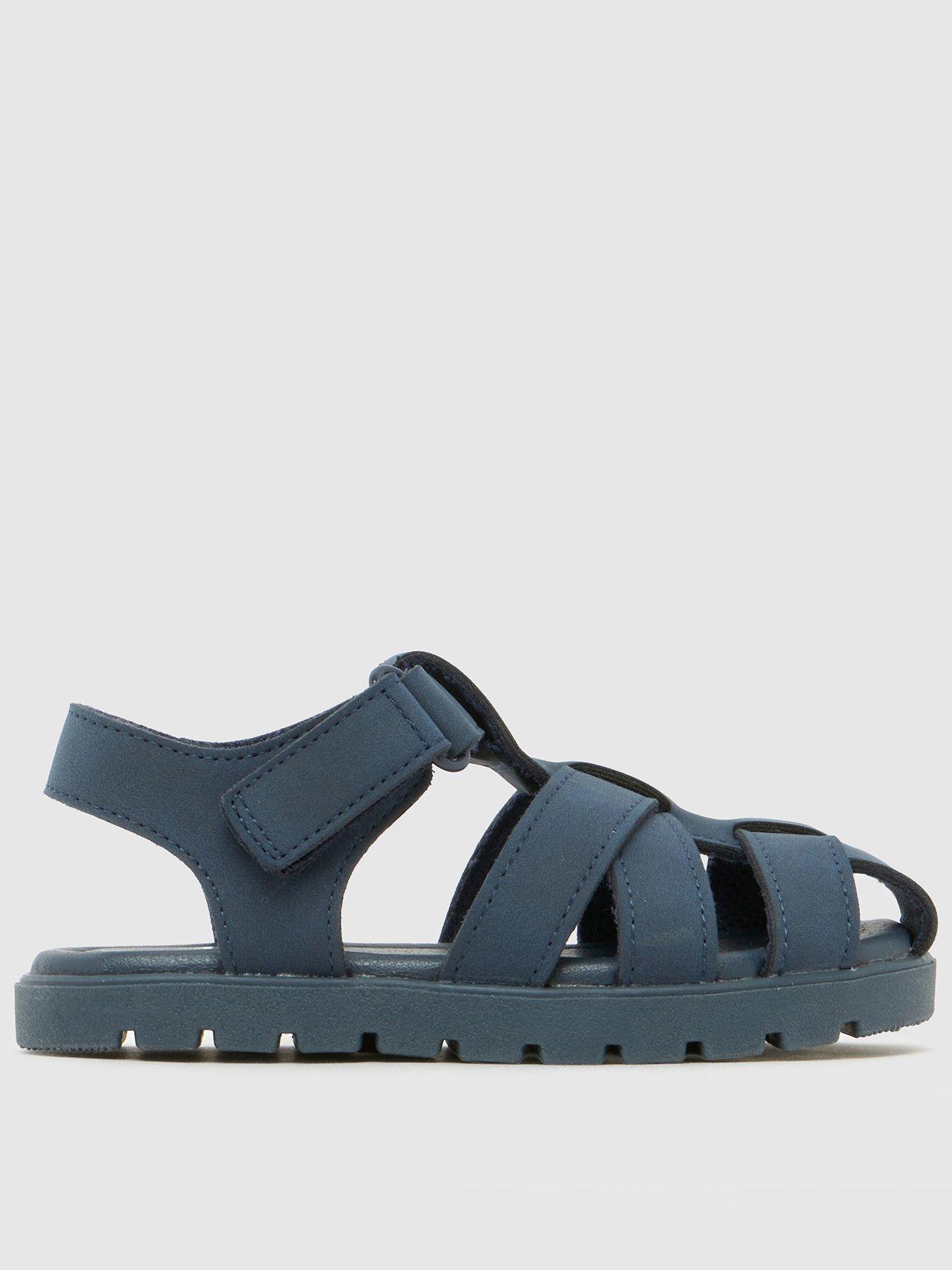 Schuh Toddler Tobias Fisherman Sandal - Navy