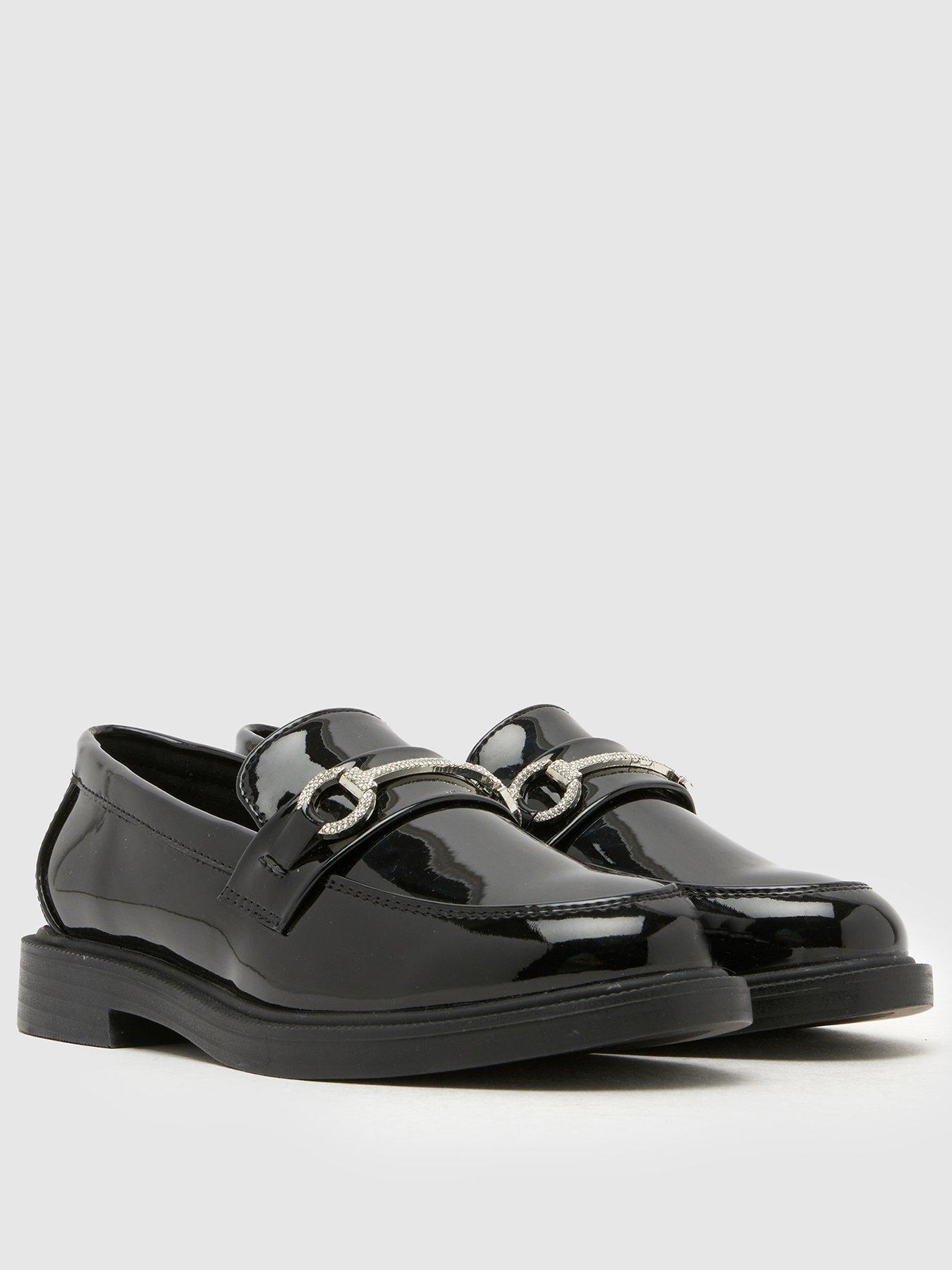 Image 2 of 4 of Schuh Junior Laura Embellished Snaffle Loafer - Black
