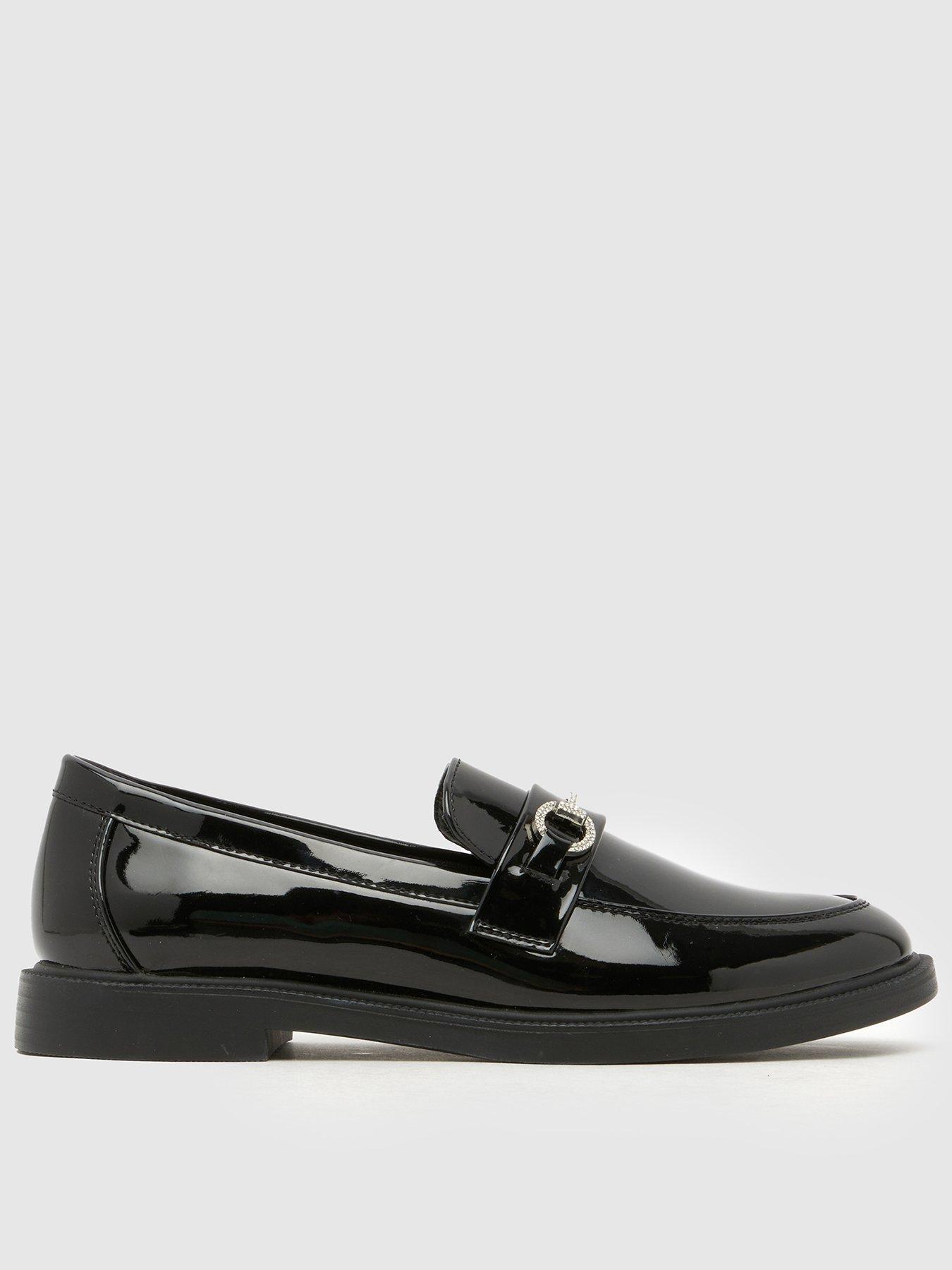 Schuh Youth Laura Embellished Snaffle Loafer - Black