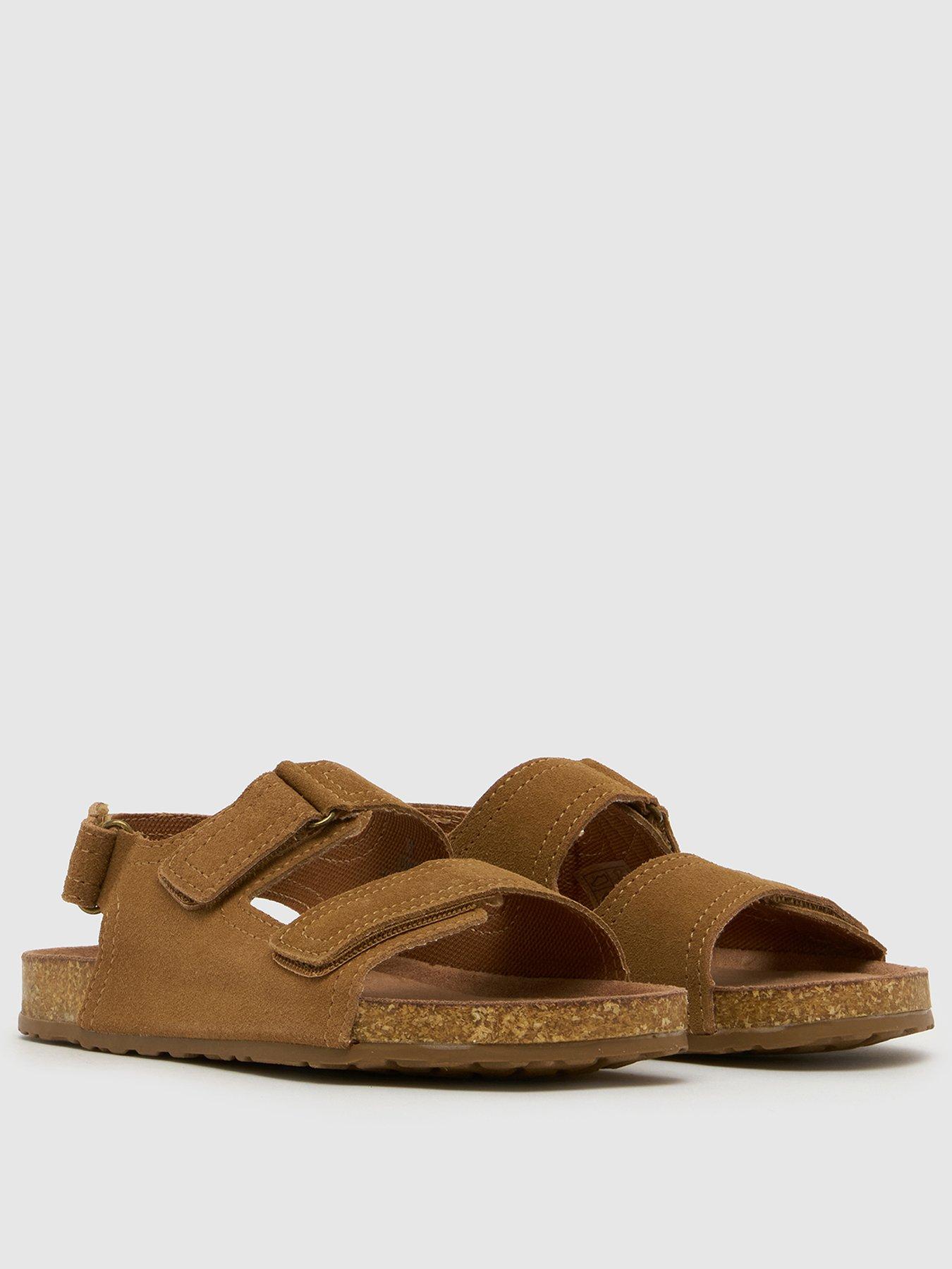 Image 2 of 4 of Schuh Youth Turtle Footbed Sandals - Brown