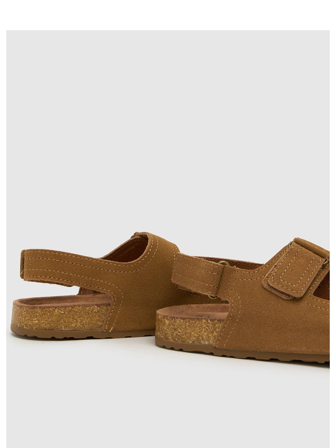 Image 3 of 4 of Schuh Youth Turtle Footbed Sandals - Brown
