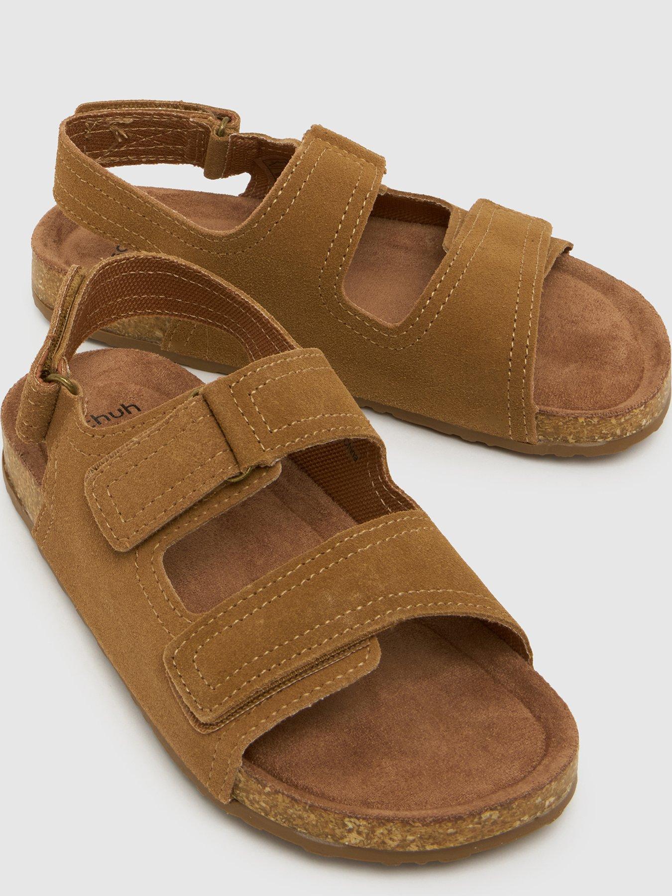 Image 4 of 4 of Schuh Youth Turtle Footbed Sandals - Brown
