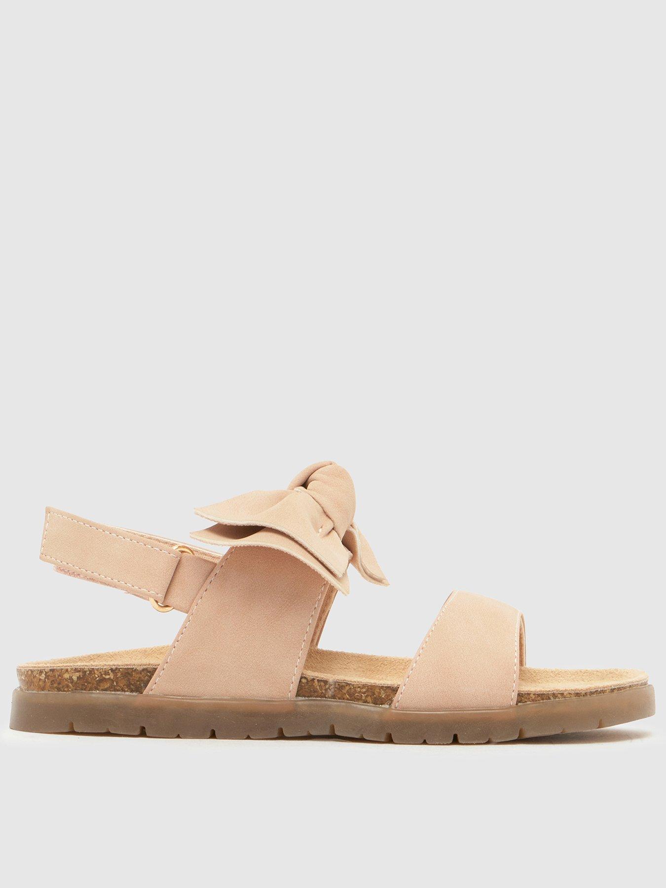 schuh-junior-tartan-bow-footbed-sandal-pink