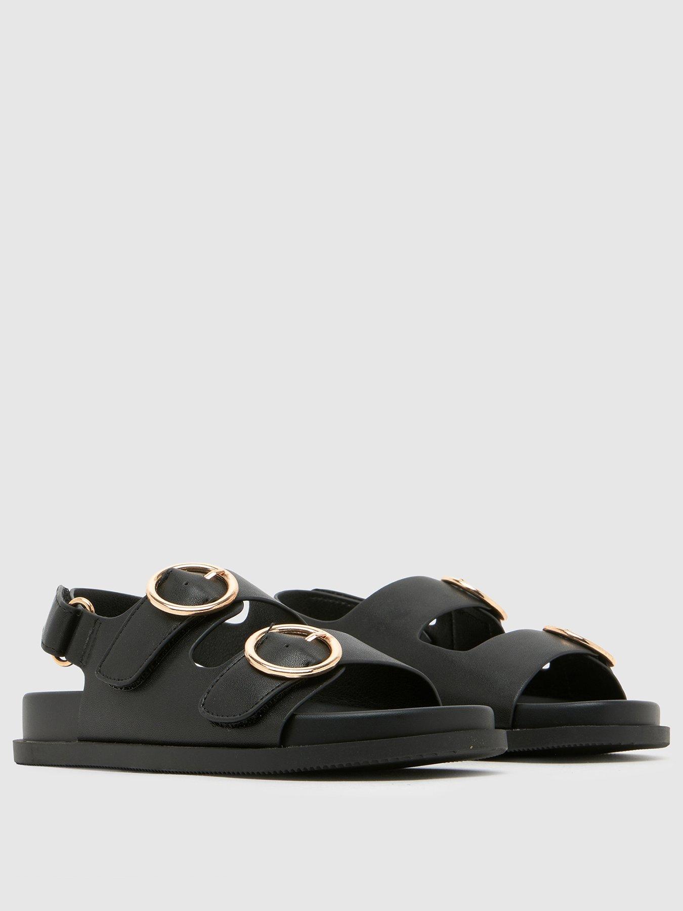  image of schuh-junior-twist-velcro-footbed-sandal