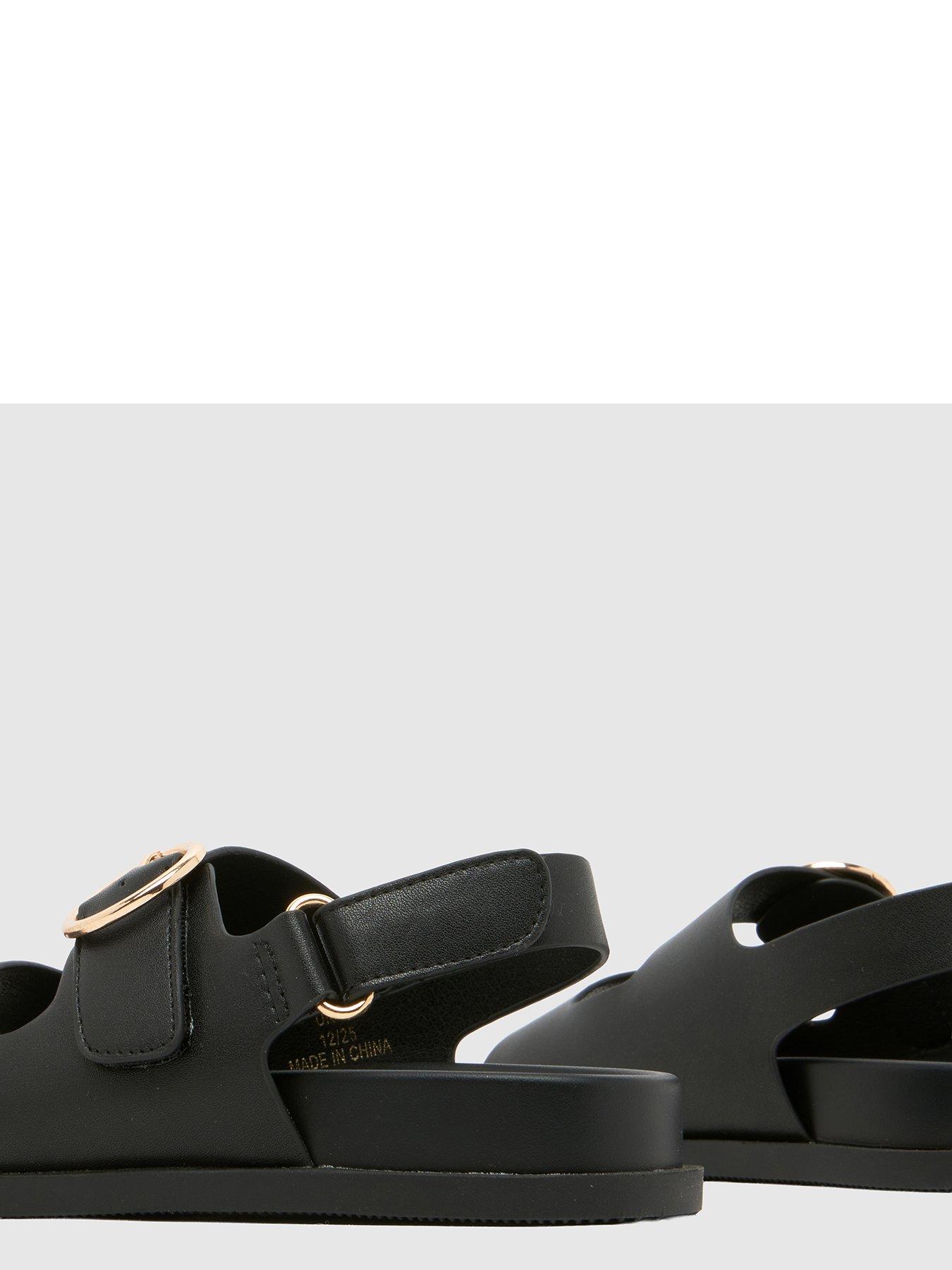  image of schuh-junior-twist-velcro-footbed-sandal