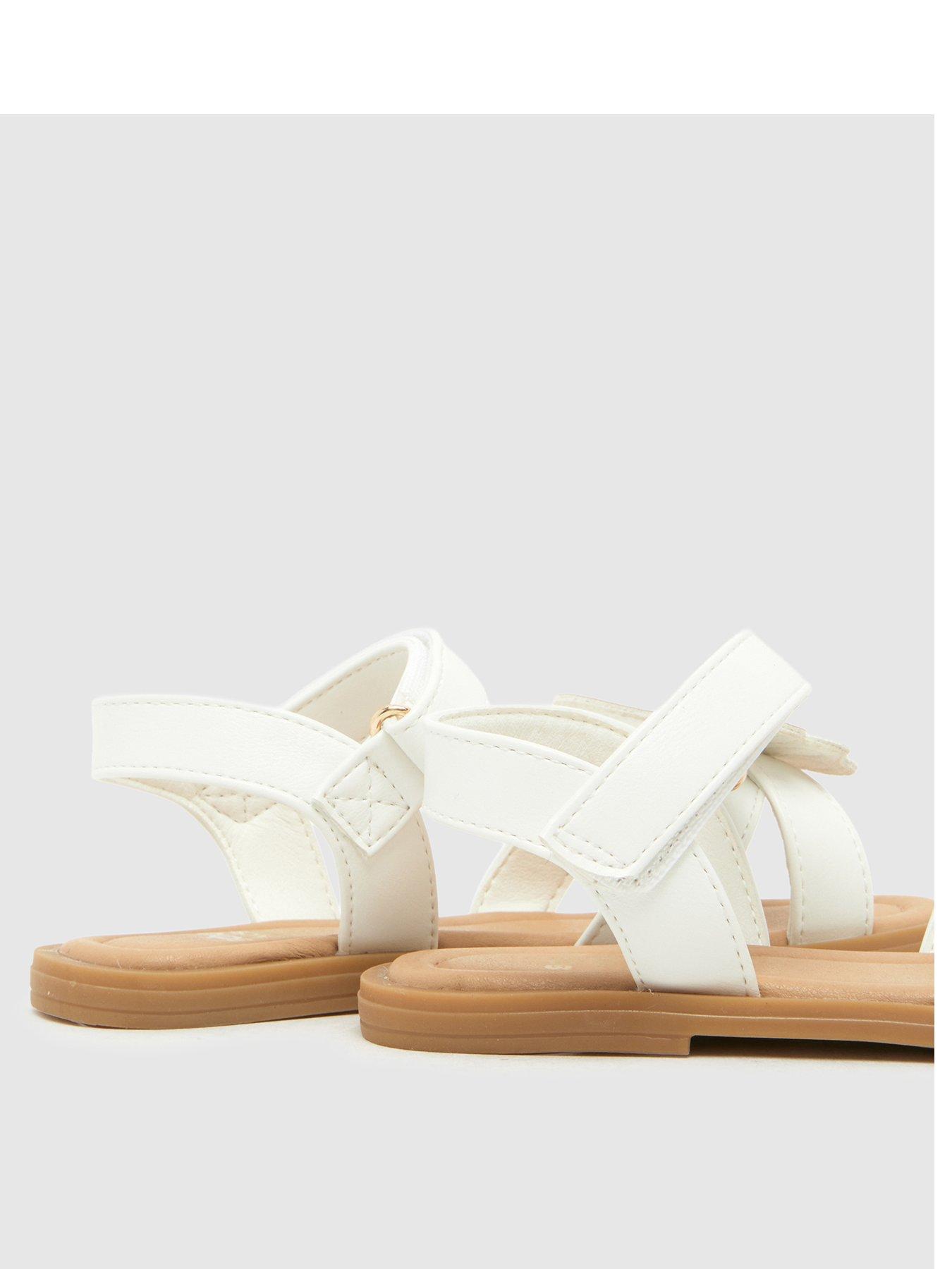 Image 2 of 4 of Schuh Junior Tropical Butterfly Sandal - White